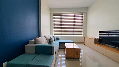Vinhomes Grand Park - Selling 2 bedroom apartment + corner apartment with beautiful view, high quality An Cuong wood furniture