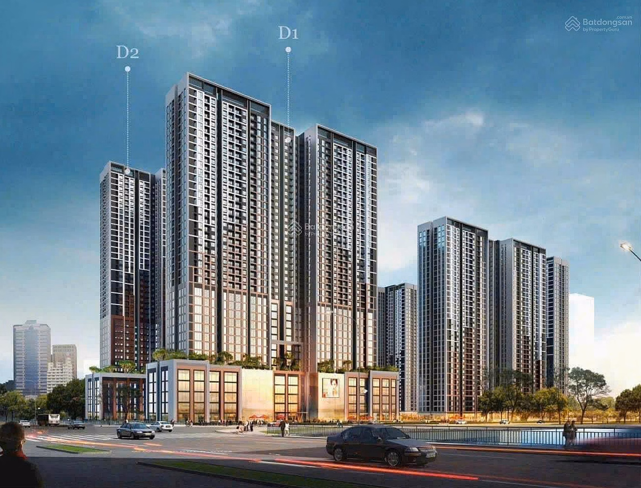 Selling 2 bedroom + 1 apartment at The Sola Park building 64m - 4.7 billion at Vinhomes Smart City urban area