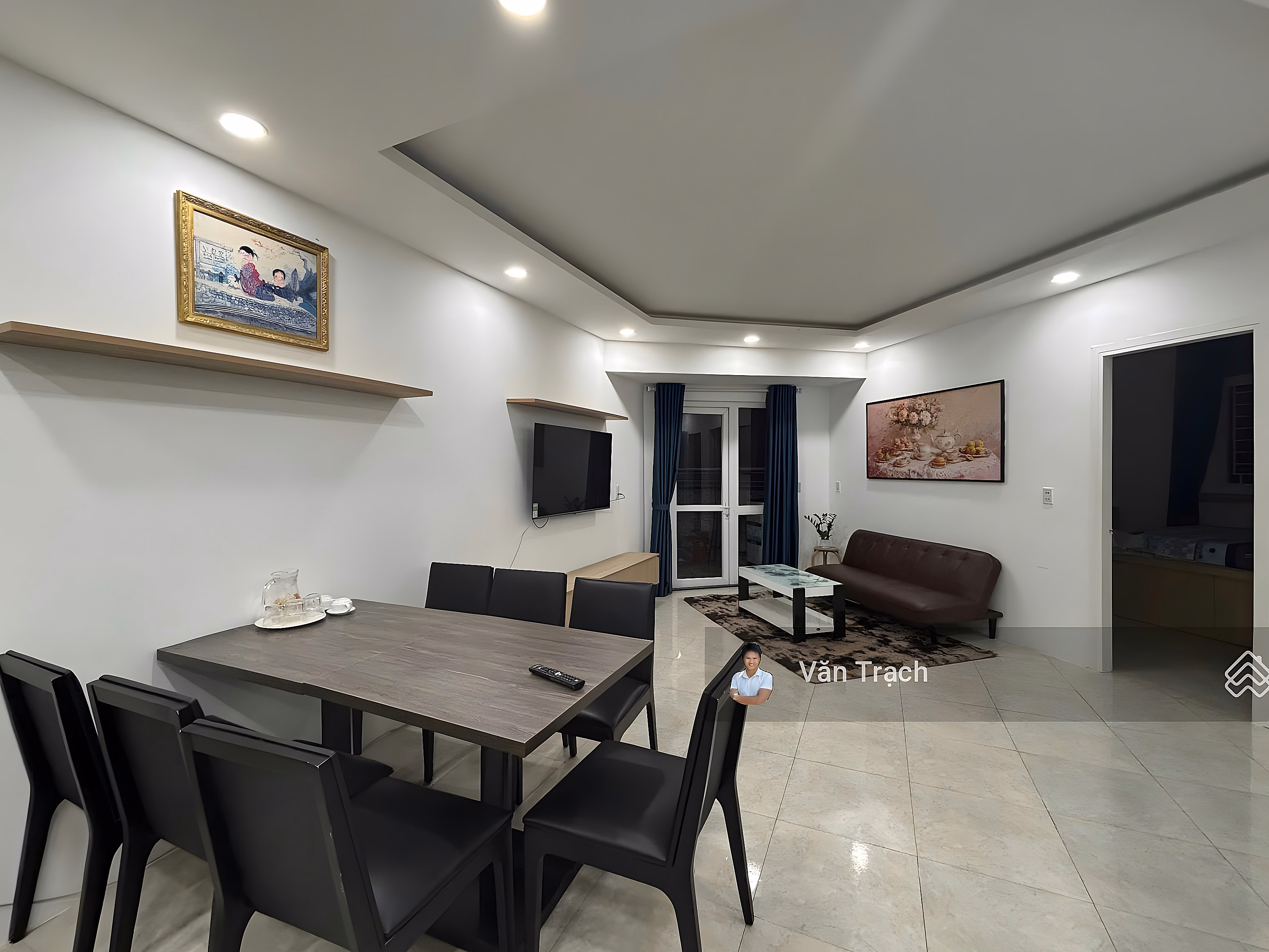 Apartment for rent in Muong Thanh Khanh Hoa, front of Tran Phu, ready to move in, fully furnished
