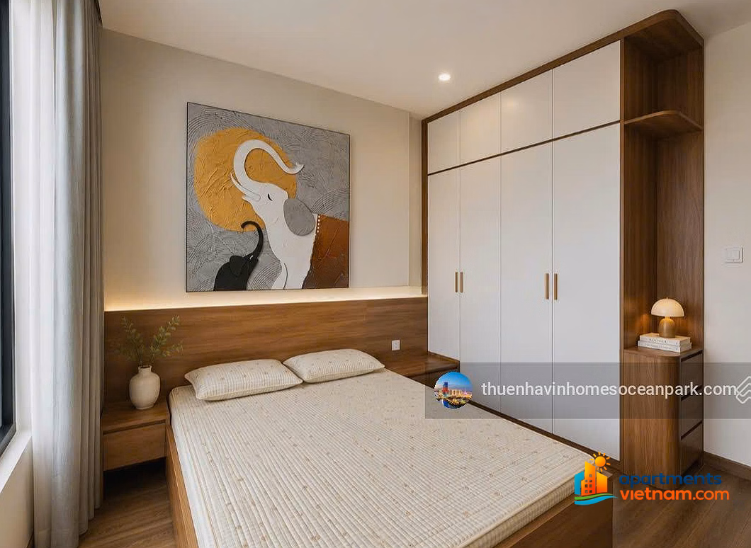 3 bedrooms, 100m2, Zurich building, beautiful furniture, 100% new house, rental price only 15 million/month at Ocean Park