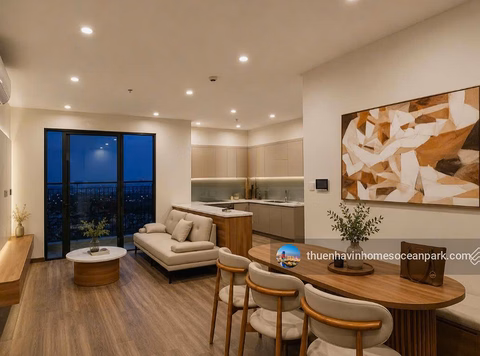 3 bedrooms, 100m2, Zurich building, beautiful furniture, 100% new house, rental price only 15 million/month at Ocean Park