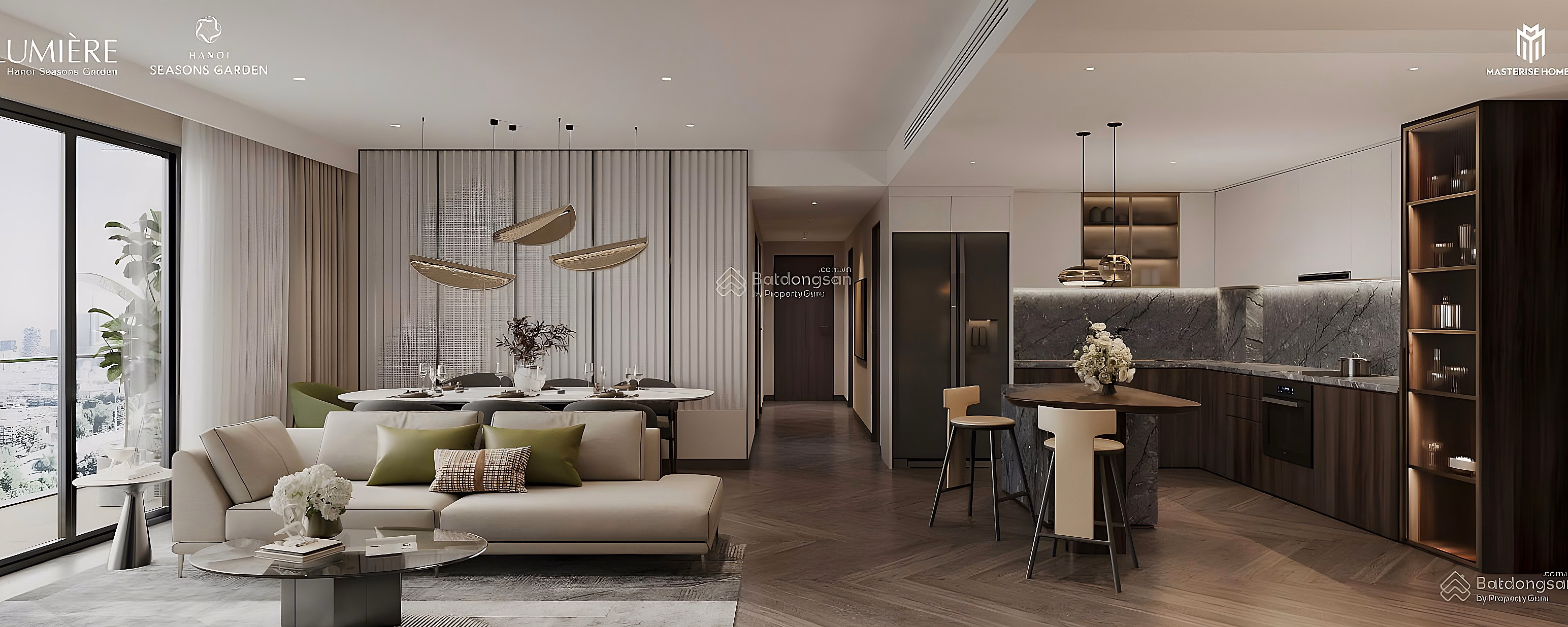 3 diplomatic apartments at lowest price Lumiere Cao Xa La TTS only from 110 million/m² 25% cheaper - View of eternal fireworks