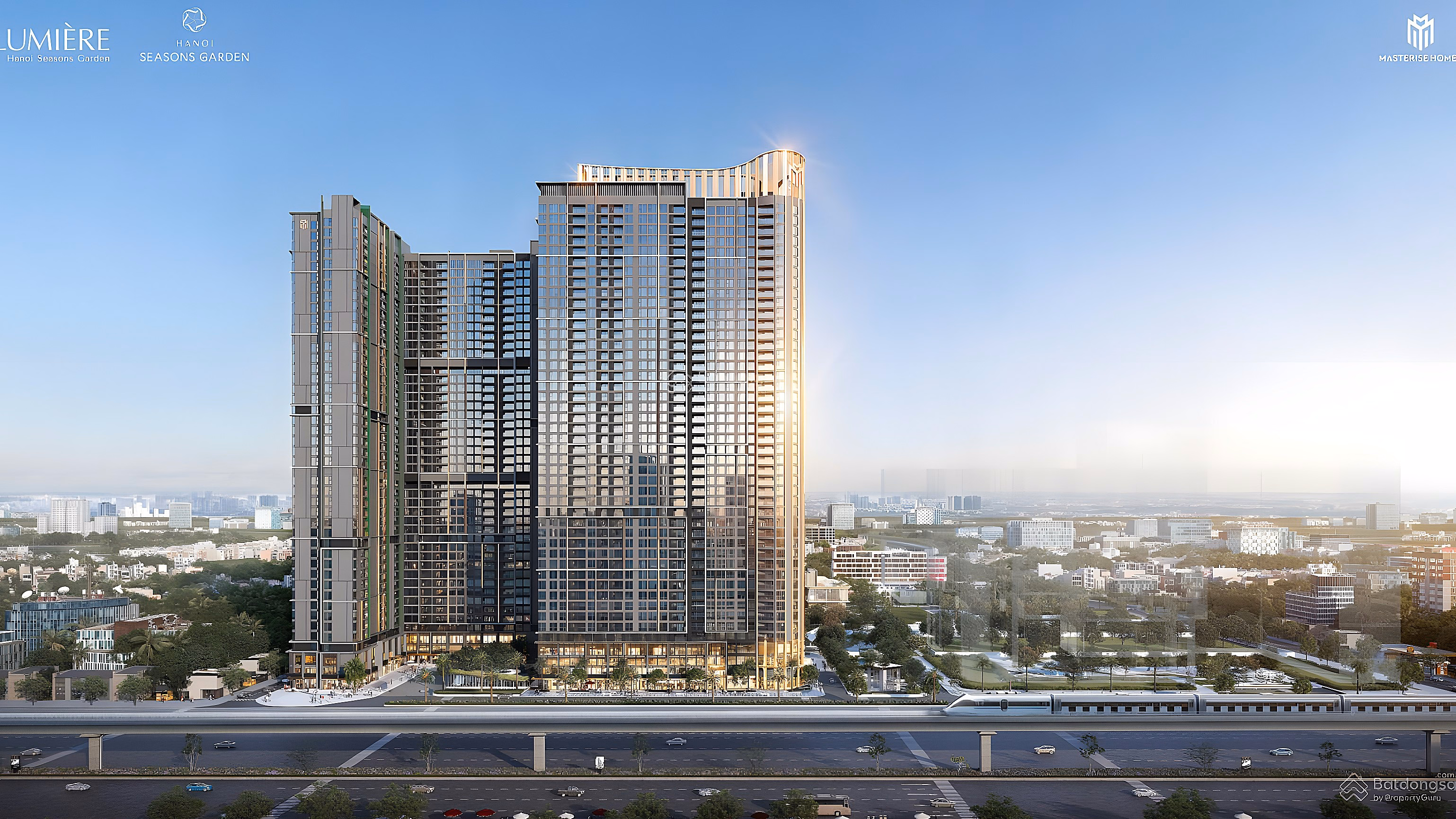 3 diplomatic apartments at lowest price Lumiere Cao Xa La TTS only from 110 million/m² 25% cheaper - View of eternal fireworks