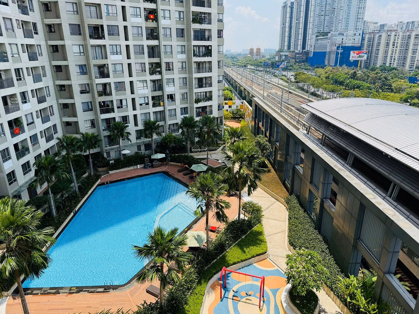 3 bedroom-2 bathroom apartment, 4-wing balcony at Masteri Thao Dien - Only 12 billion