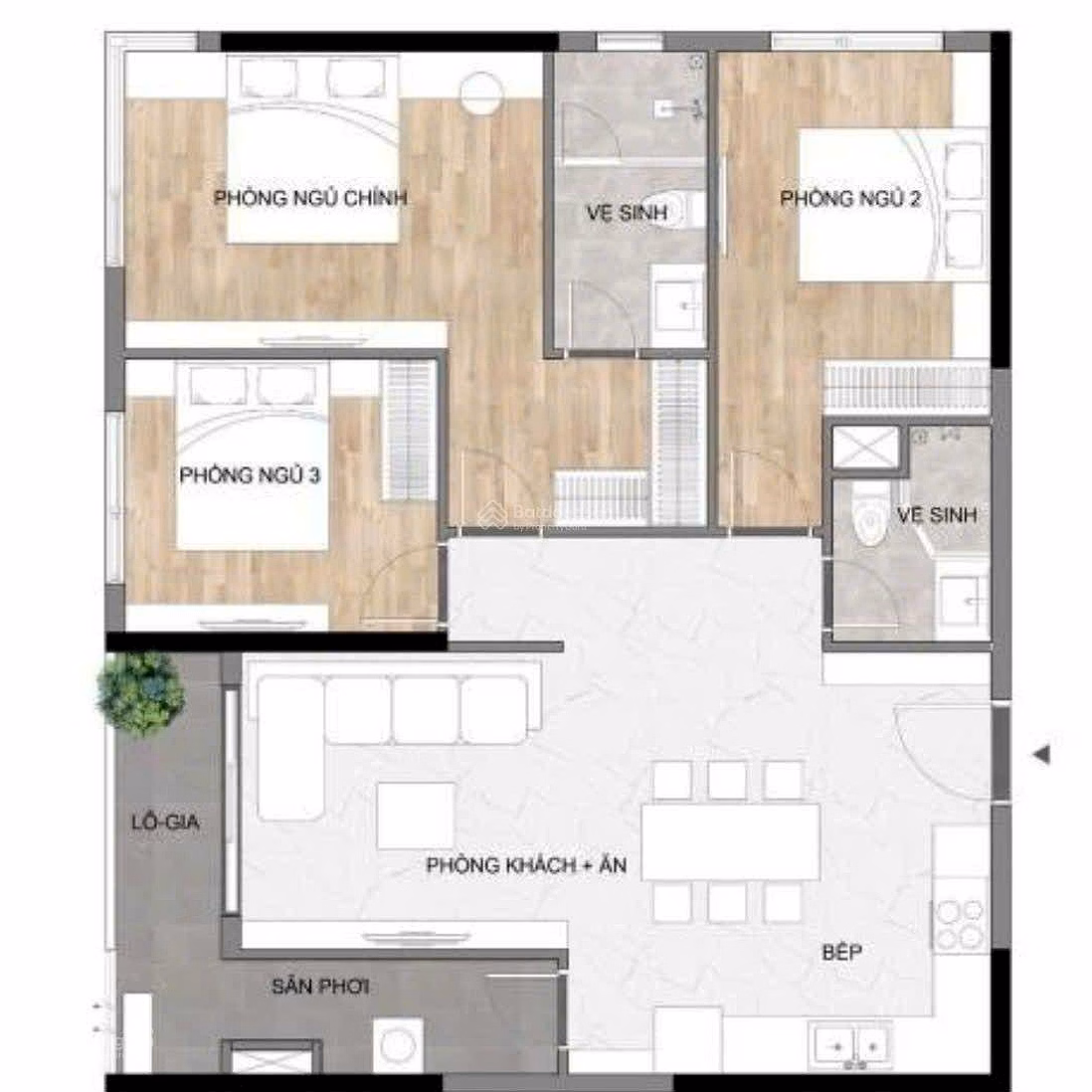 Liquidation of Elysian 3-bedroom corner apartment, cheaper than market price of 700 million, free car park, 65% PTTT to receive the house