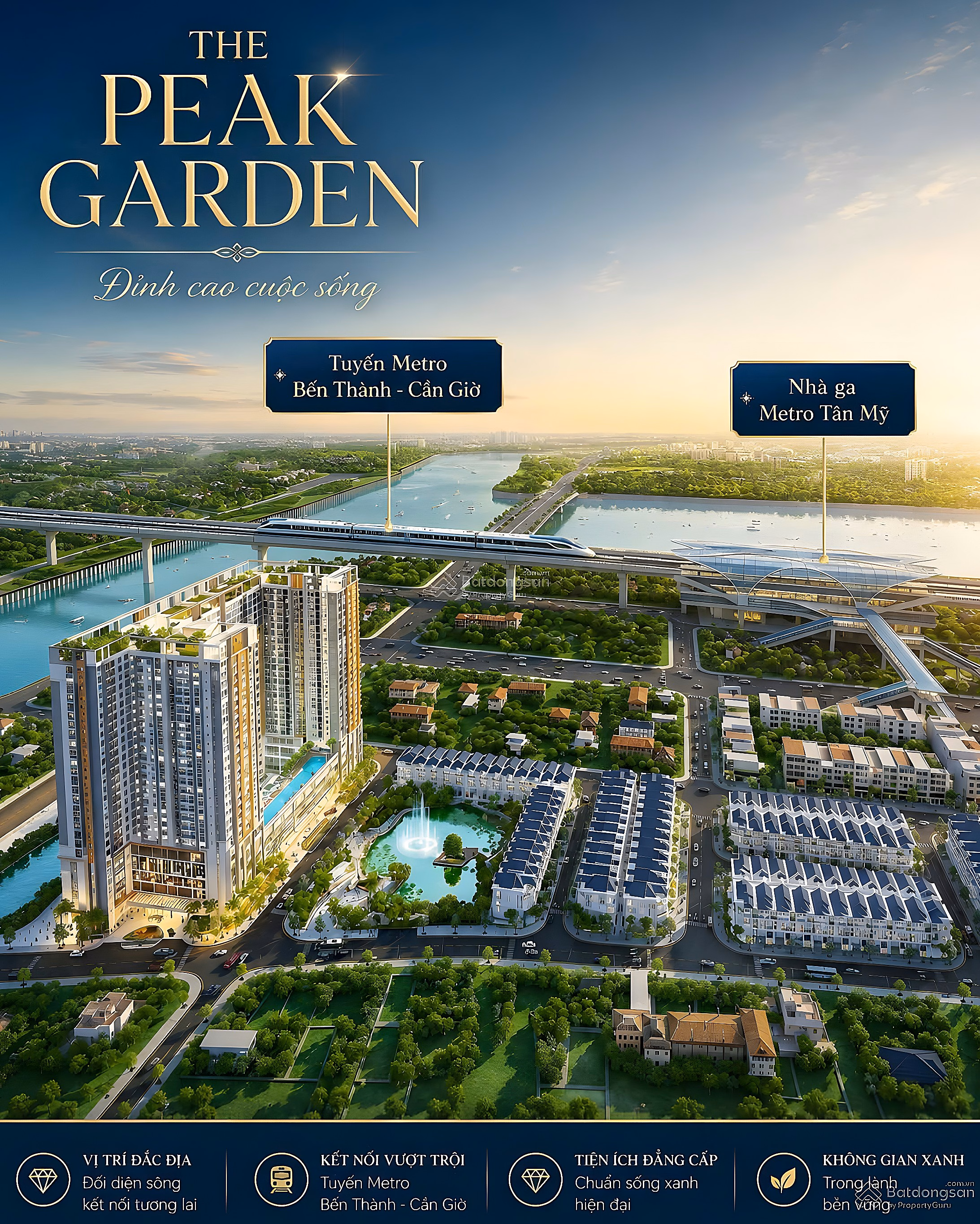 The Peak Garden District 7 - Phu My Hung adjacent apartment priced from 75 million/m², contact now to receive a beautiful shopping cart