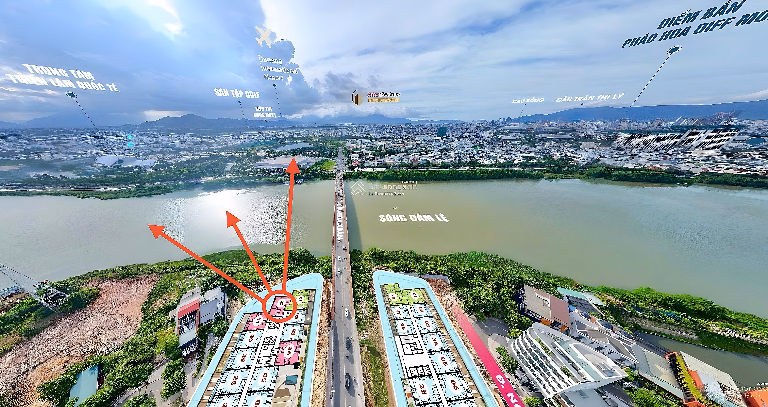 2-bedroom corner apartment with river view "final" original price of investor Sun Group