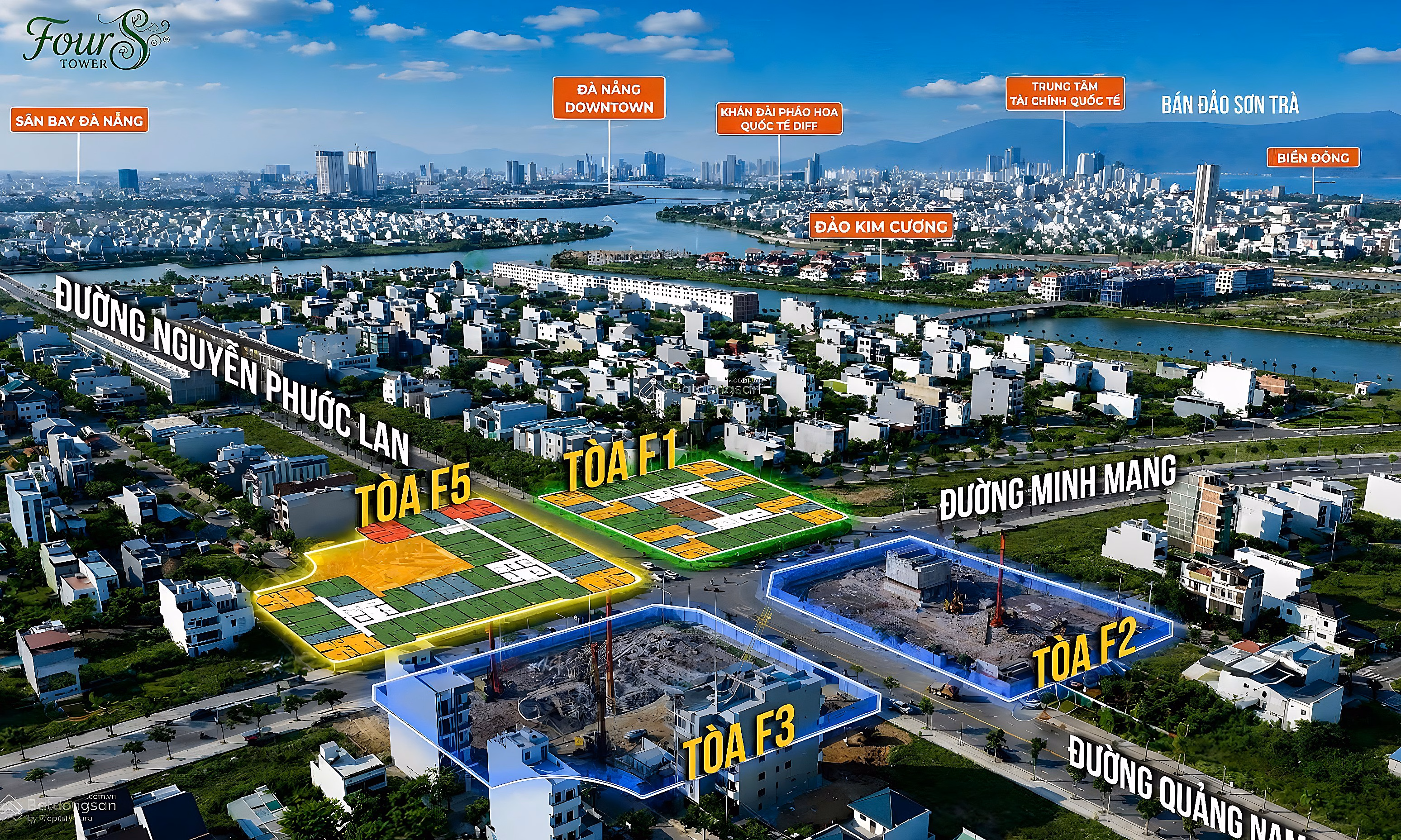 Pay 70% - only from 3.x billion to immediately own a 2-bedroom Fours Tower apartment, high floor