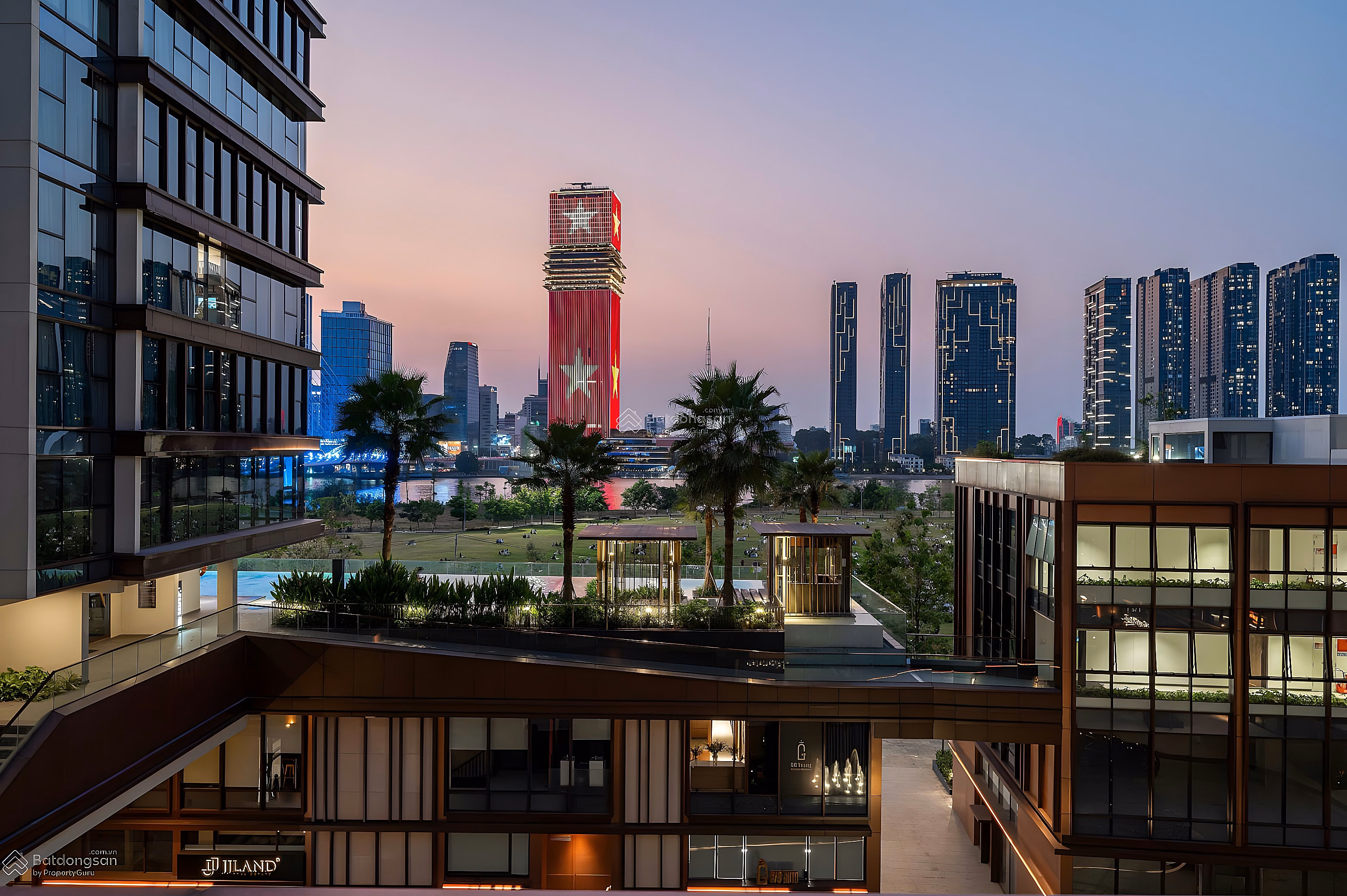 The Galleria Thu Thiem | Duplex garden view to watch fireworks | 100% real photo
