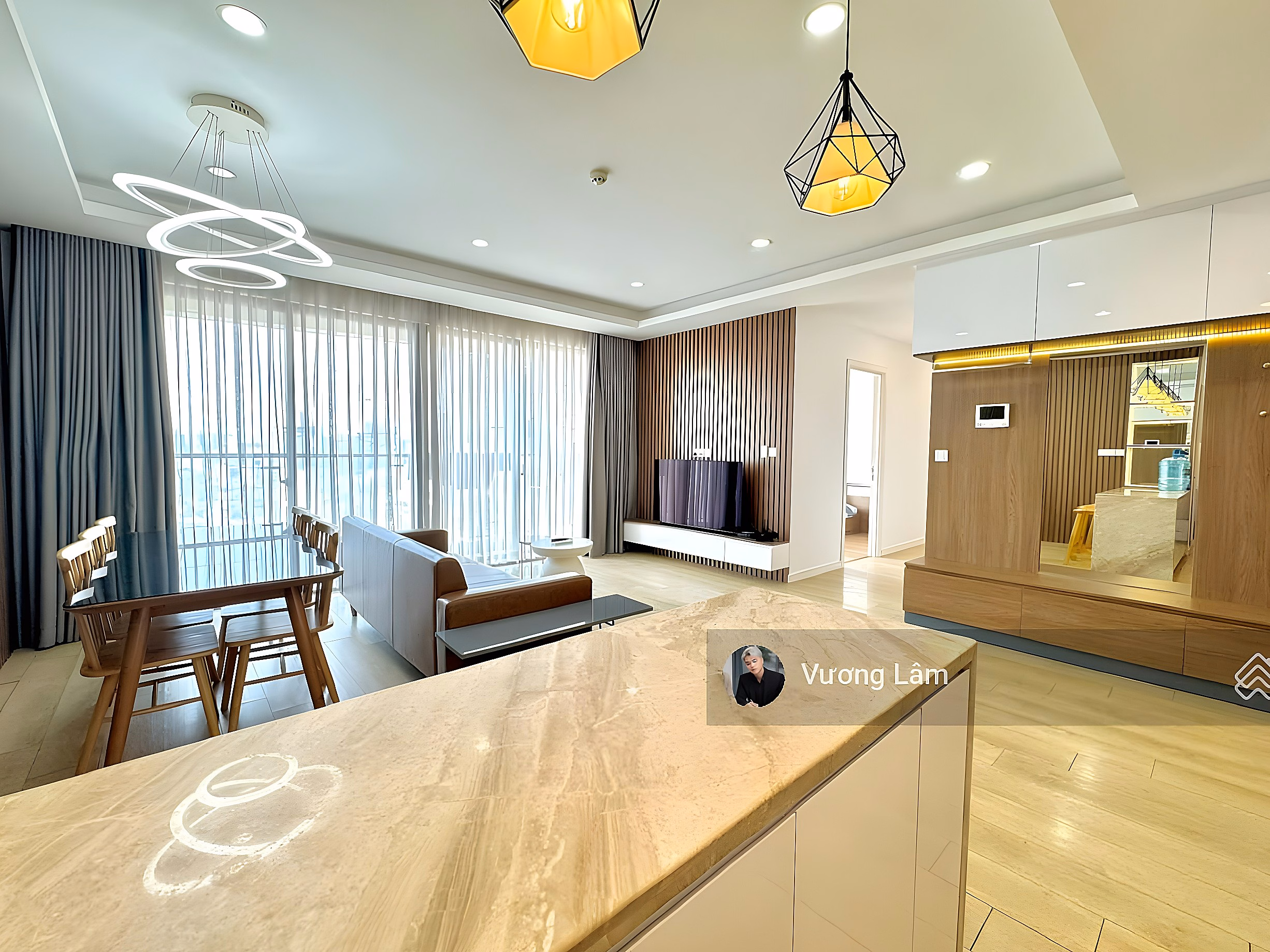 Phuc Yen CC apartment for sale, 5 billion, good price, 90m², 2 bedrooms, 2 bathrooms, fully furnished - beautiful house - new - clear view