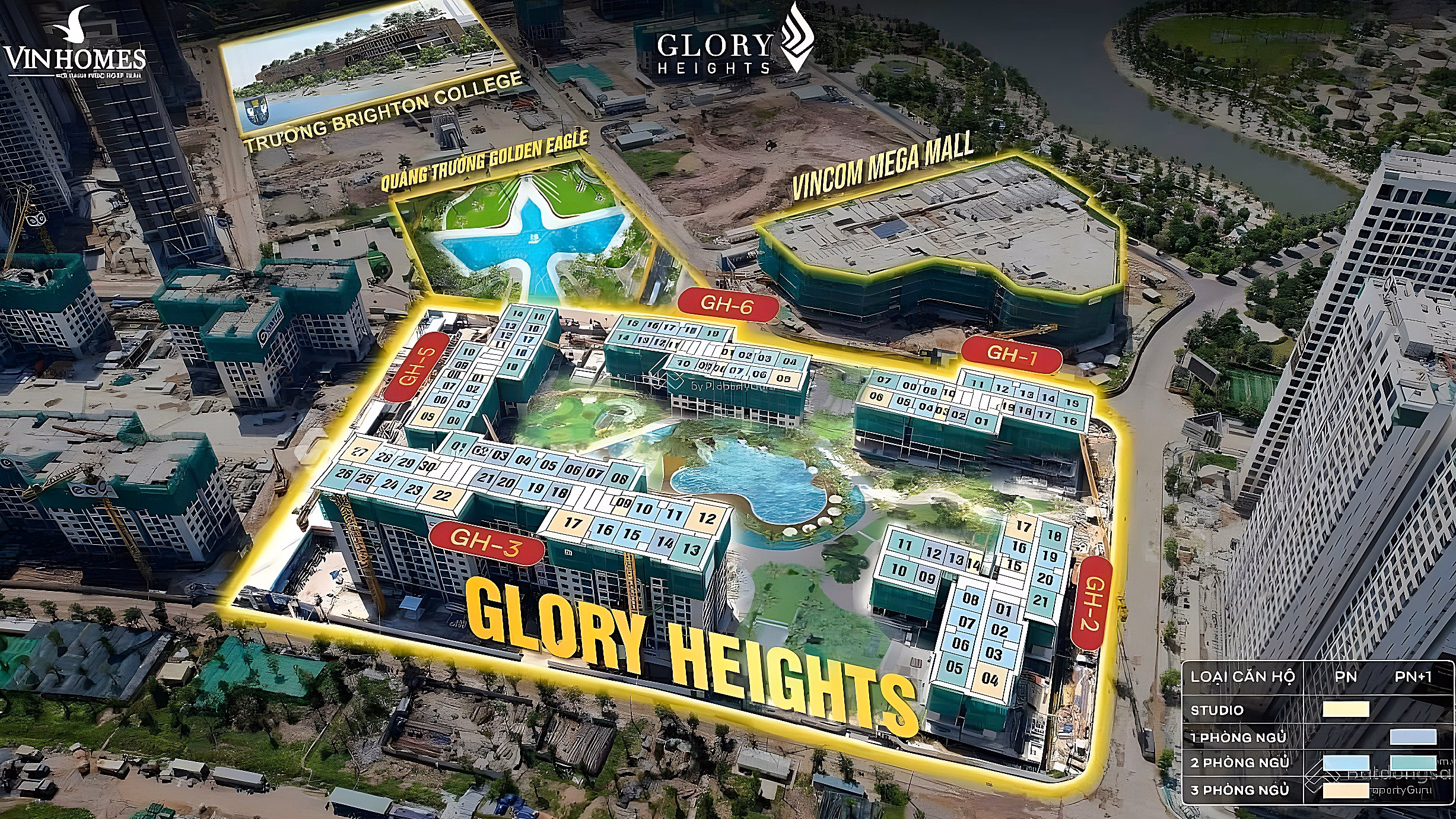 Selling CC Studio directly at Vincom Mega - Vinhomes Grand Park - 2.09 billion