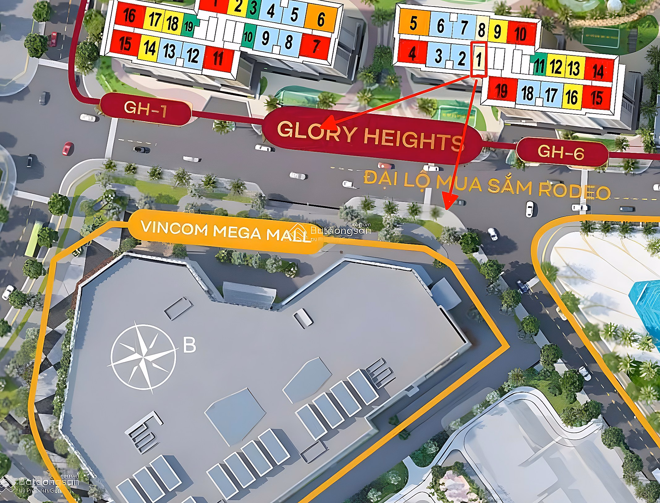 Selling CC Studio directly at Vincom Mega - Vinhomes Grand Park - 2.09 billion