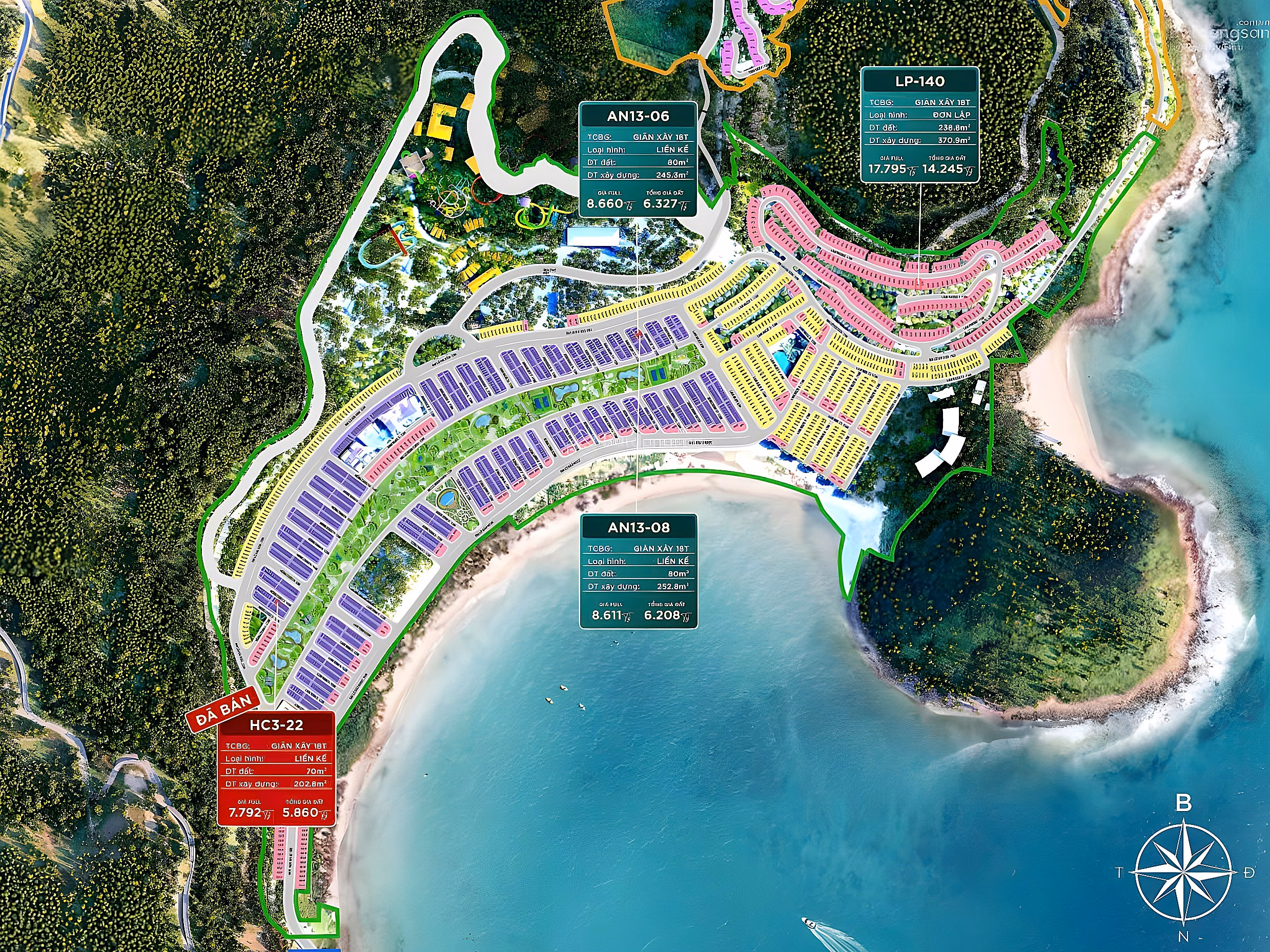 Pearl Island Vinhomes Hai Van Bay Da Nang apartment fund, the most beautiful location of the project - rare long-term ownership