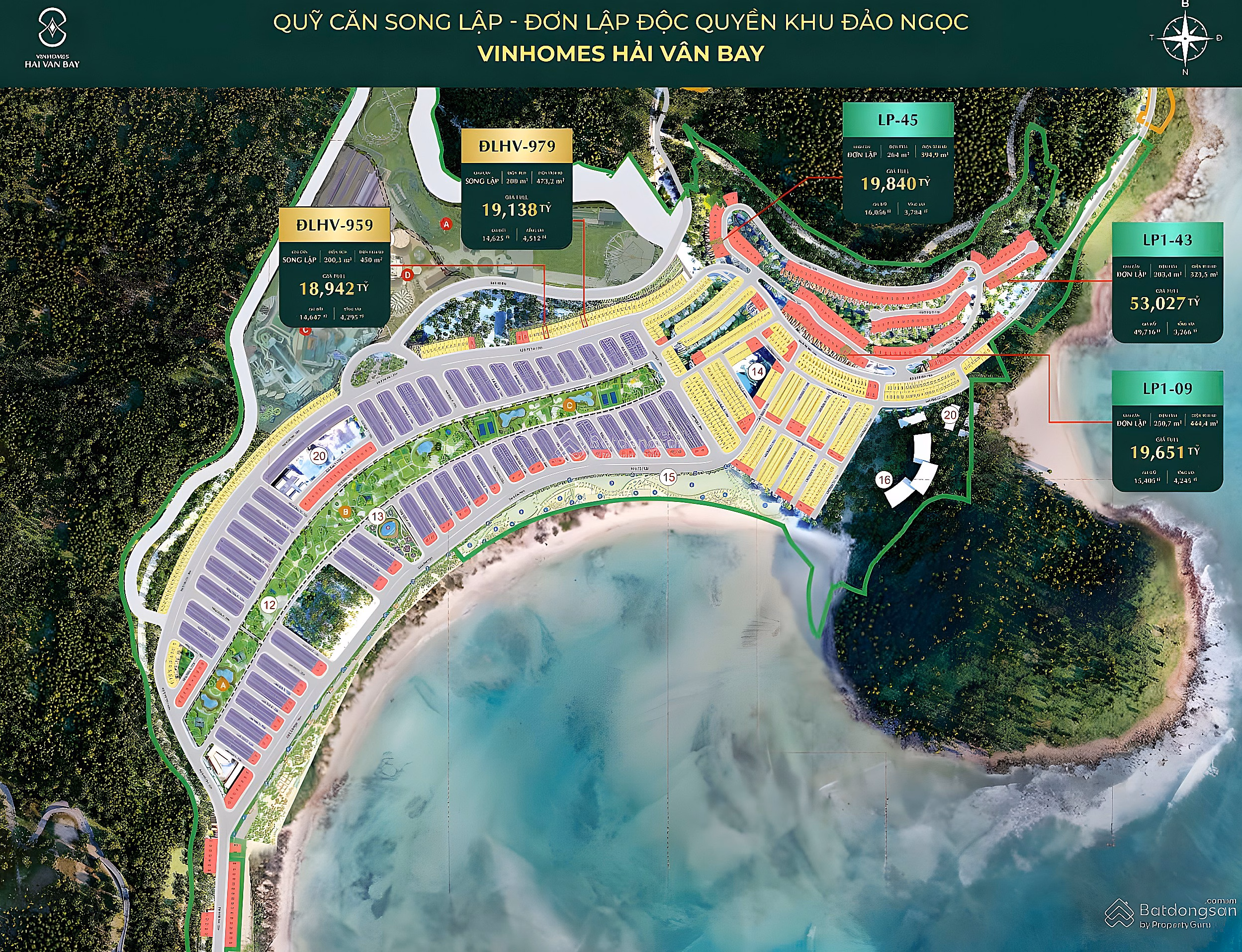 Pearl Island Vinhomes Hai Van Bay Da Nang apartment fund, the most beautiful location of the project - rare long-term ownership