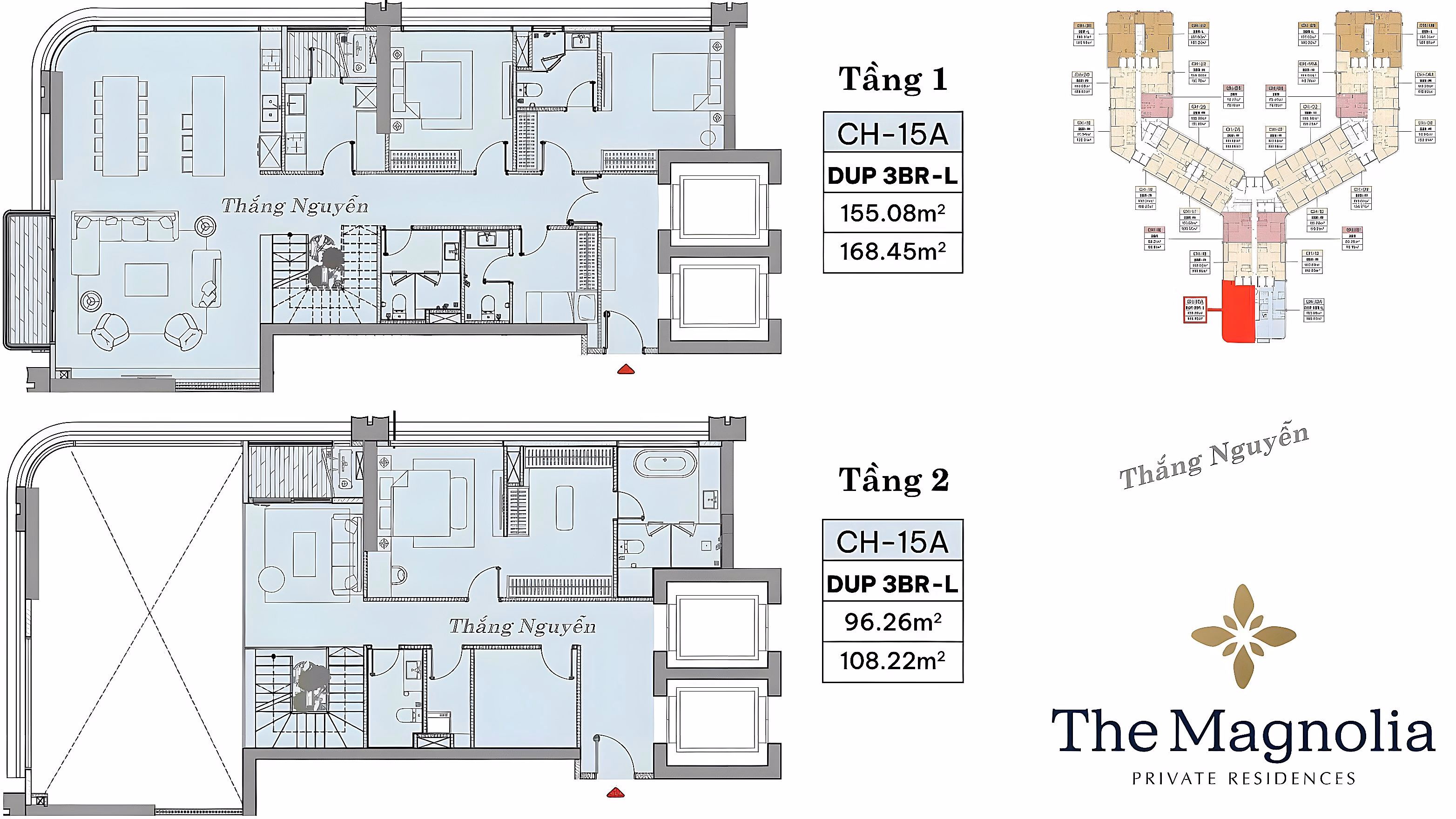 Book now duplex apartment with view of Red River and Duong River 251m2 only from 99 million/m2