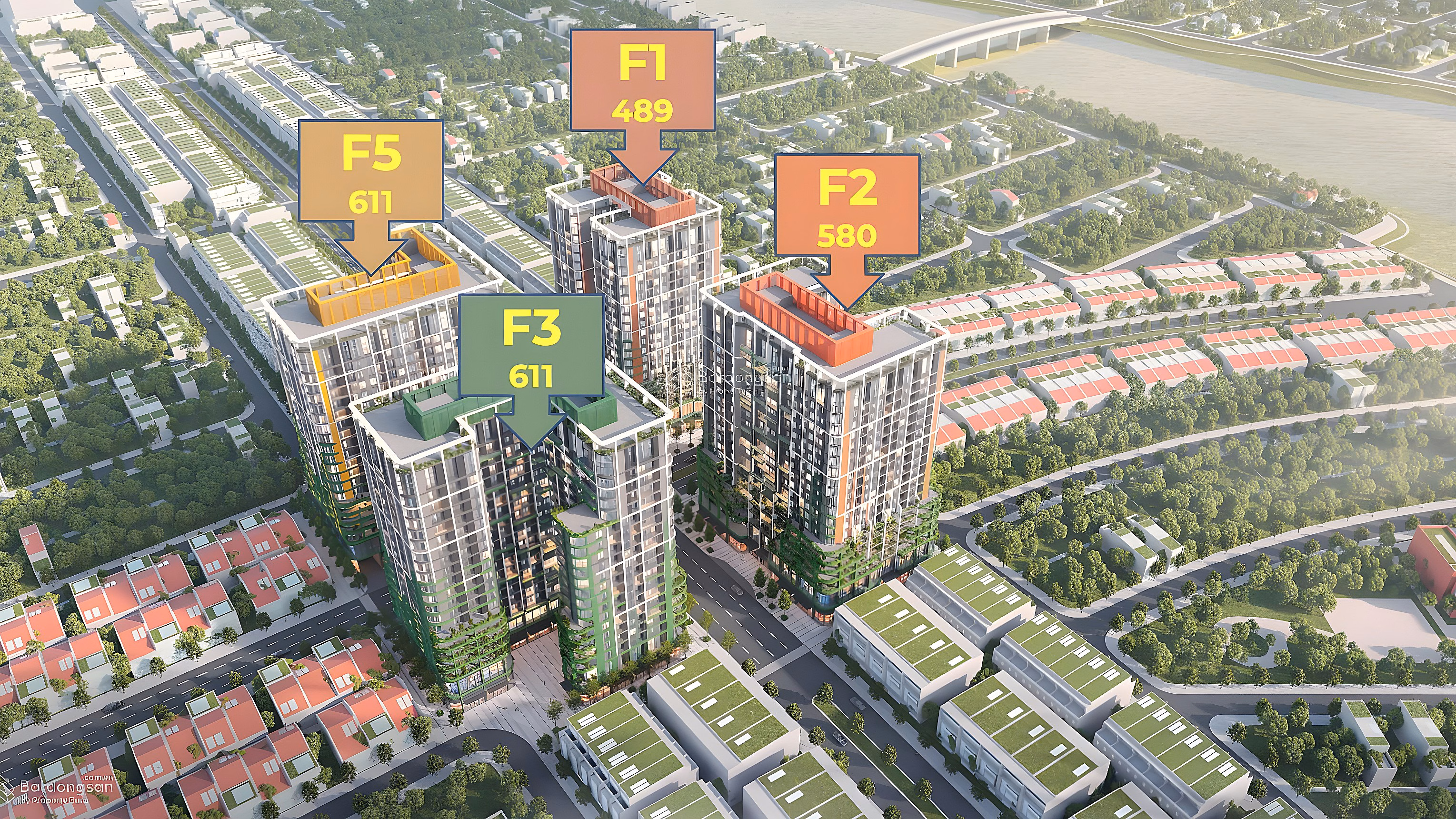 Exclusive 98.2m2 garden apartment priced at only 2.7 billion (including VAT and KPBT)