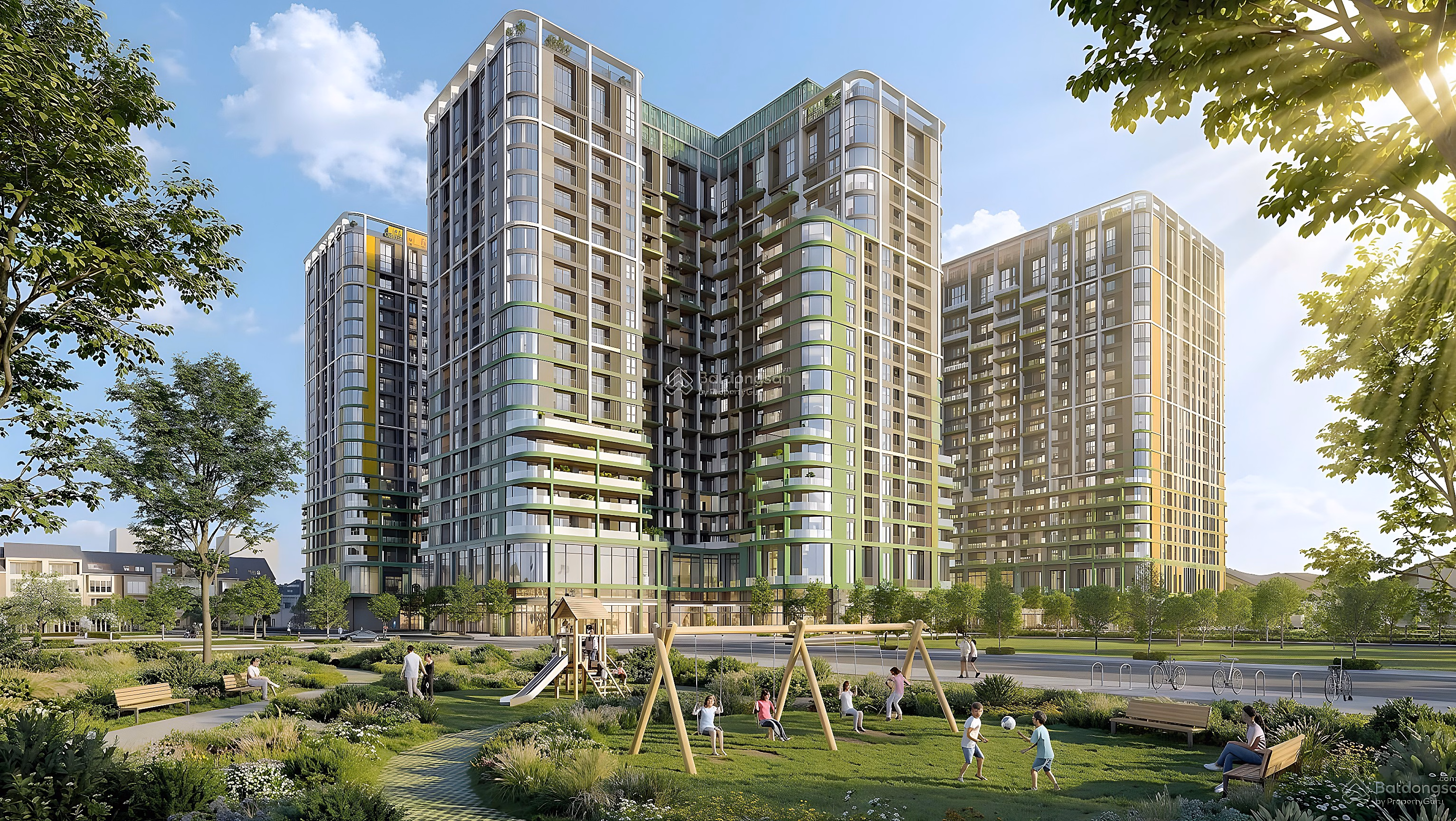 Exclusive 98.2m2 garden apartment priced at only 2.7 billion (including VAT and KPBT)