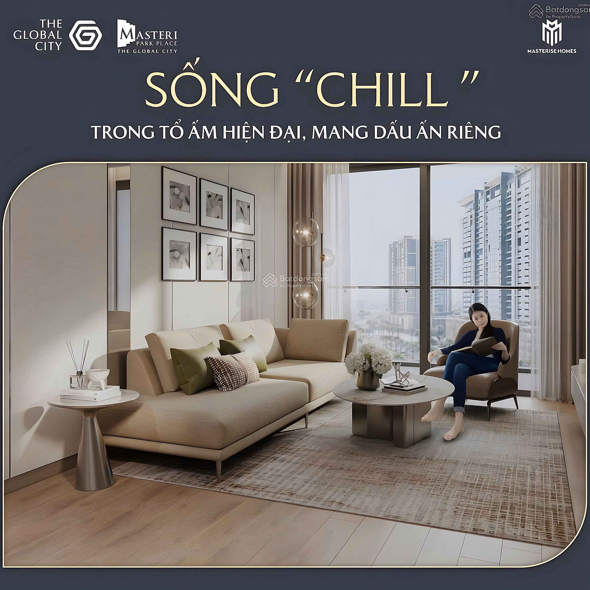 Only 2.6 billion to immediately own a 78m² 2-bedroom apartment in The Global City, loan support up to 48 months without interest