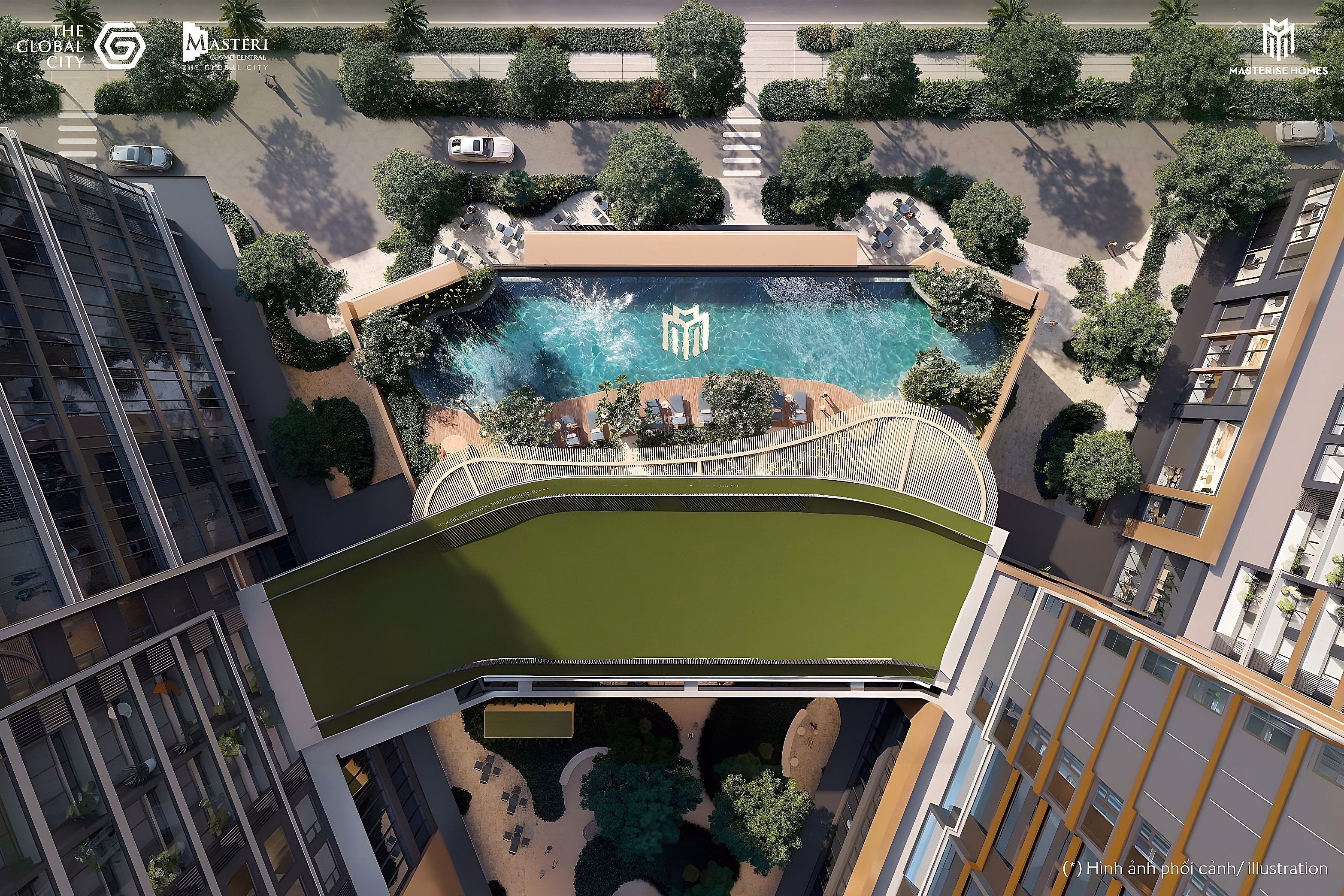 Only 2.6 billion to immediately own a 78m² 2-bedroom apartment in The Global City, loan support up to 48 months without interest