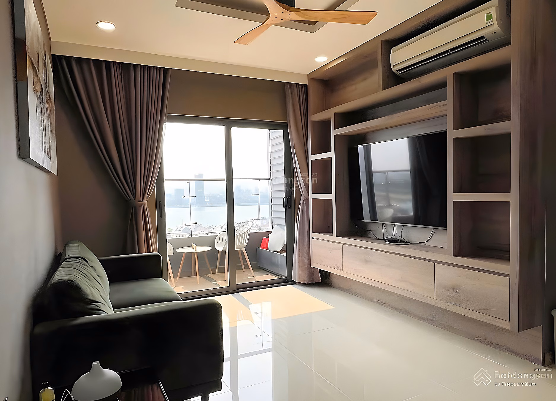 The Monarchy apartment for rent, 18 million, 79m2, 2 bedrooms, 2 bathrooms at An Trung 2, Son Tra, Da Nang