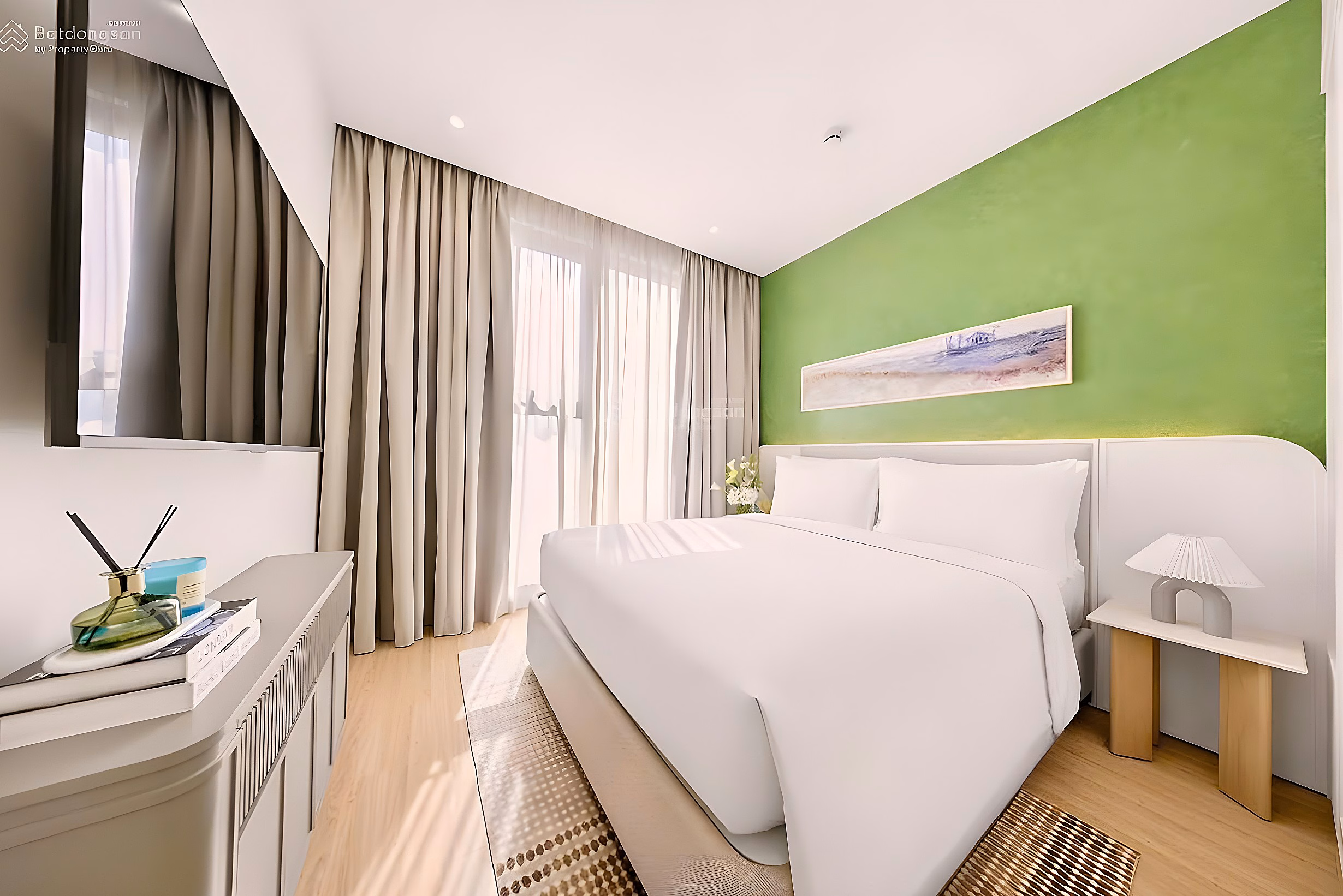 Studio apartment for sale, Onsen 2 building, Charmora City - internal view - total price: 2 billion 010