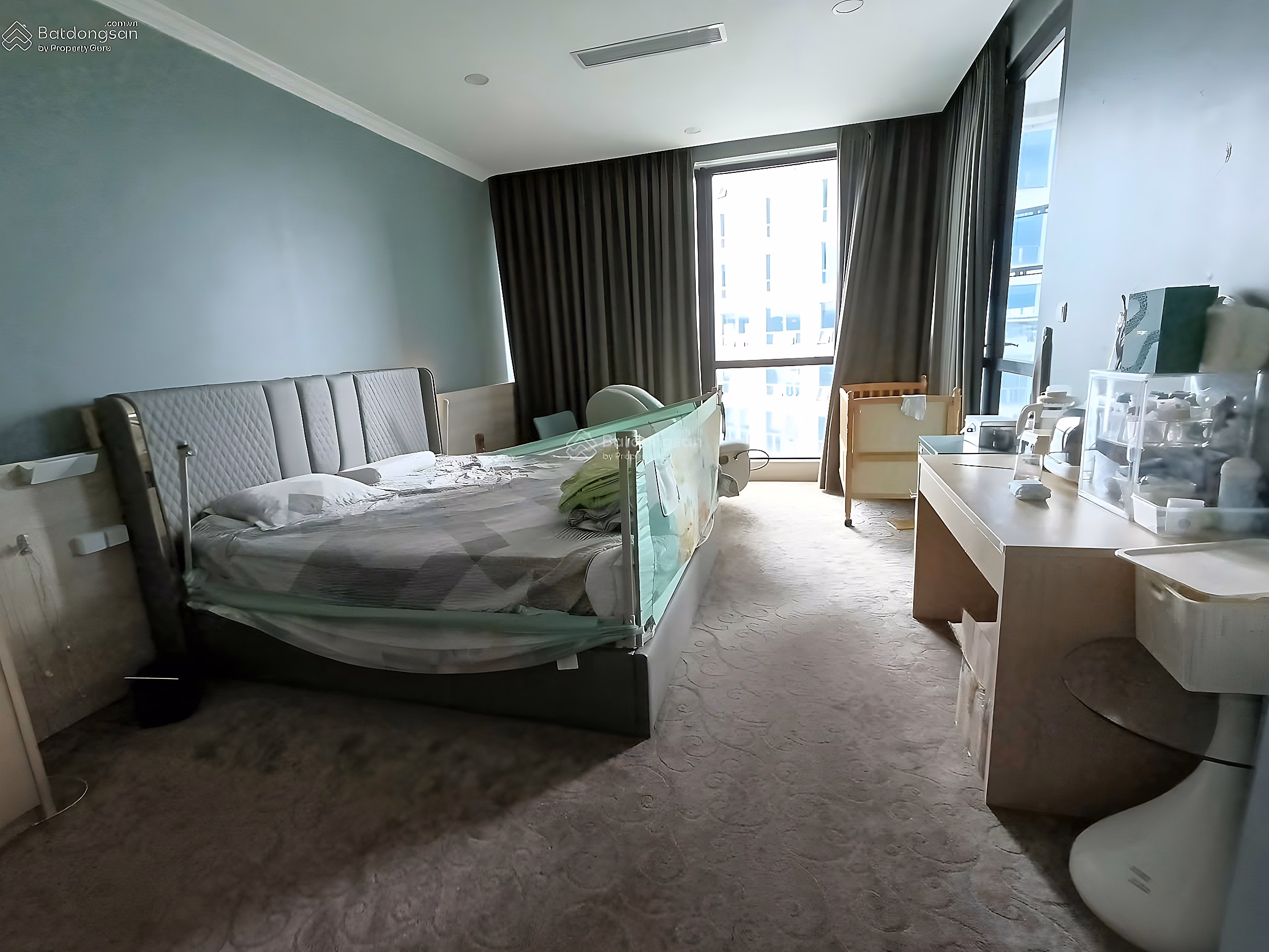 Luxury apartment for rent, 132 square meters, 2 bedrooms, fully furnished, suitable for families with young children