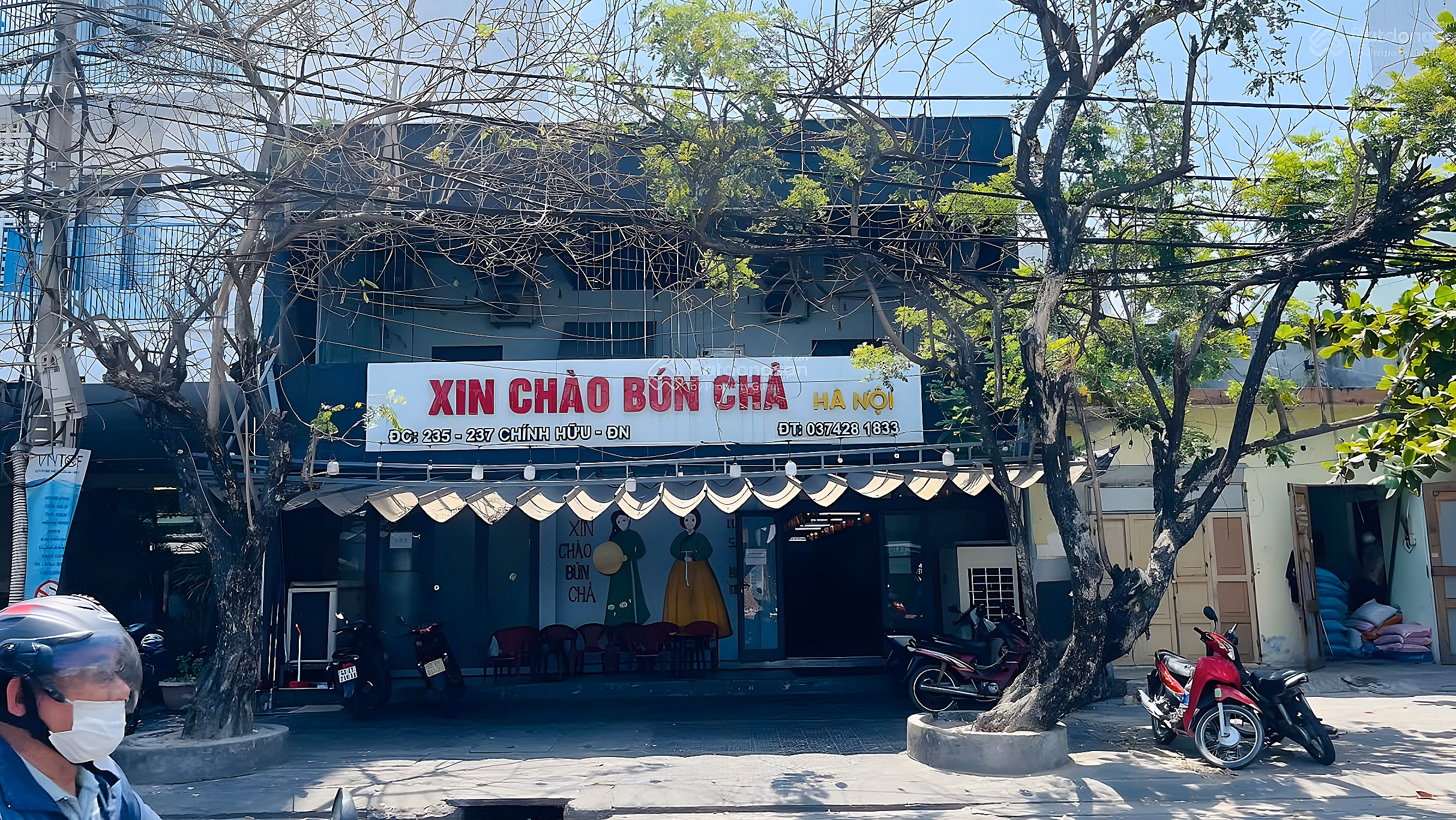House for rent on Chinh Huu Street, 55 million, 300m² x 2 floors, tourist area, near the beach