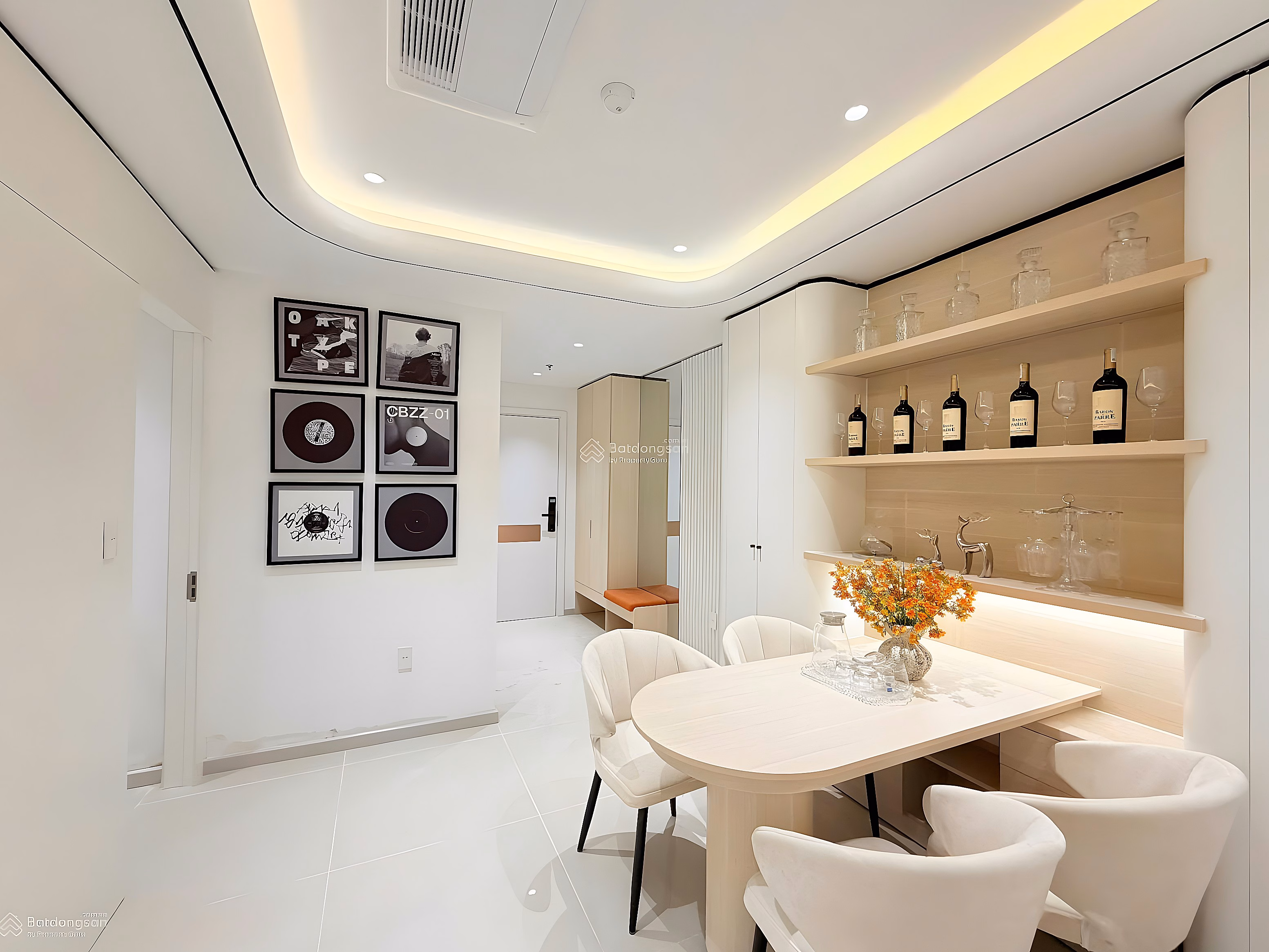 OC3 Muong Thanh Vien Trieu apartment 2 bedrooms 2 bathrooms, 36th floor, open view, price 4 billion 180 million