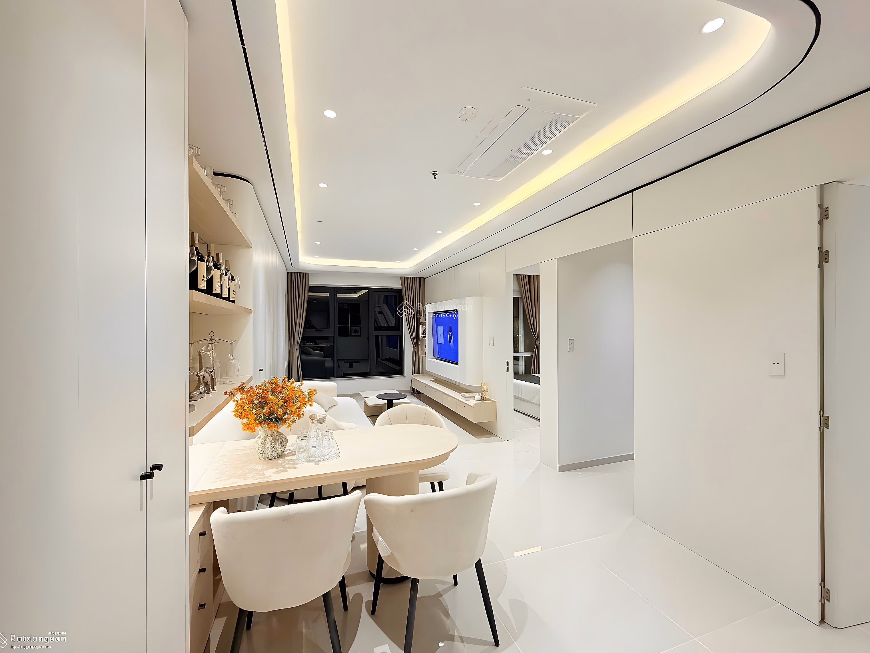 OC3 Muong Thanh Vien Trieu apartment 2 bedrooms 2 bathrooms, 36th floor, open view, price 4 billion 180 million