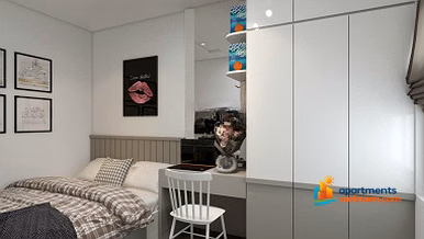 Owner for rent 2 bedroom 2 bathroom corner apartment - T&T DC Complex Apartment, 120 Dinh Cong