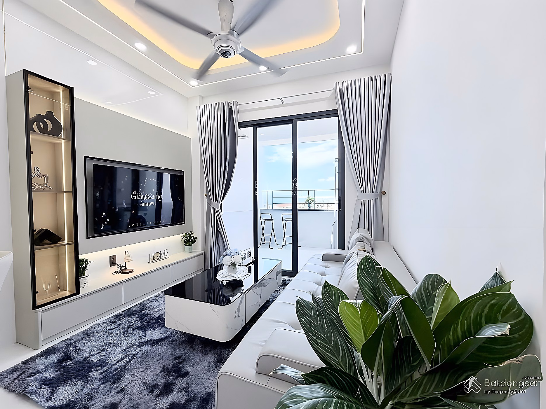 OC2B Muong Thanh Vien Trieu apartment 2 bedrooms 2 bathrooms, 12A floor, internal view, price 3 billion 880 million