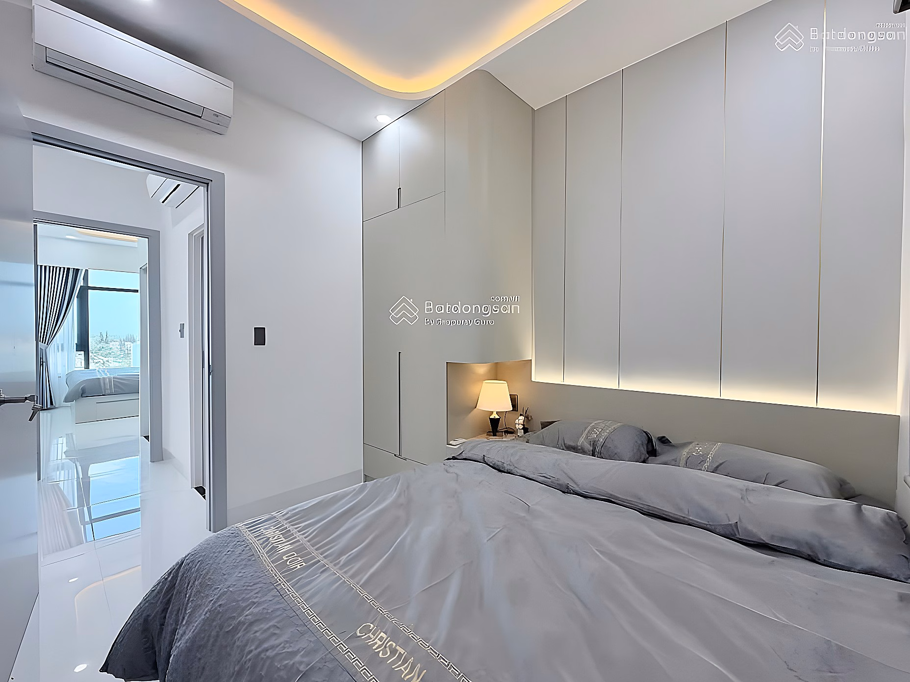 OC2B Muong Thanh Vien Trieu apartment 2 bedrooms 2 bathrooms, 12A floor, internal view, price 3 billion 880 million
