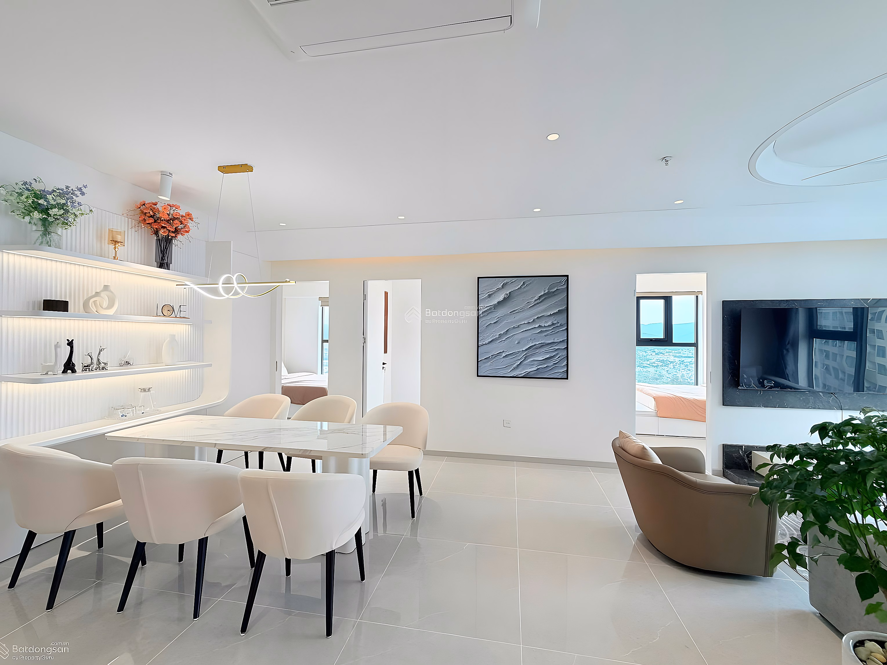 OC3 Muong Thanh Vien Trieu apartment 3 bedrooms 88m2 32nd floor price 5 billion 700 million near the sea