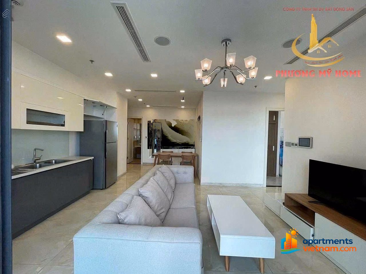 Beautiful apartment with arc view of Landmark 81 | Full interior | 32 million*** Linh