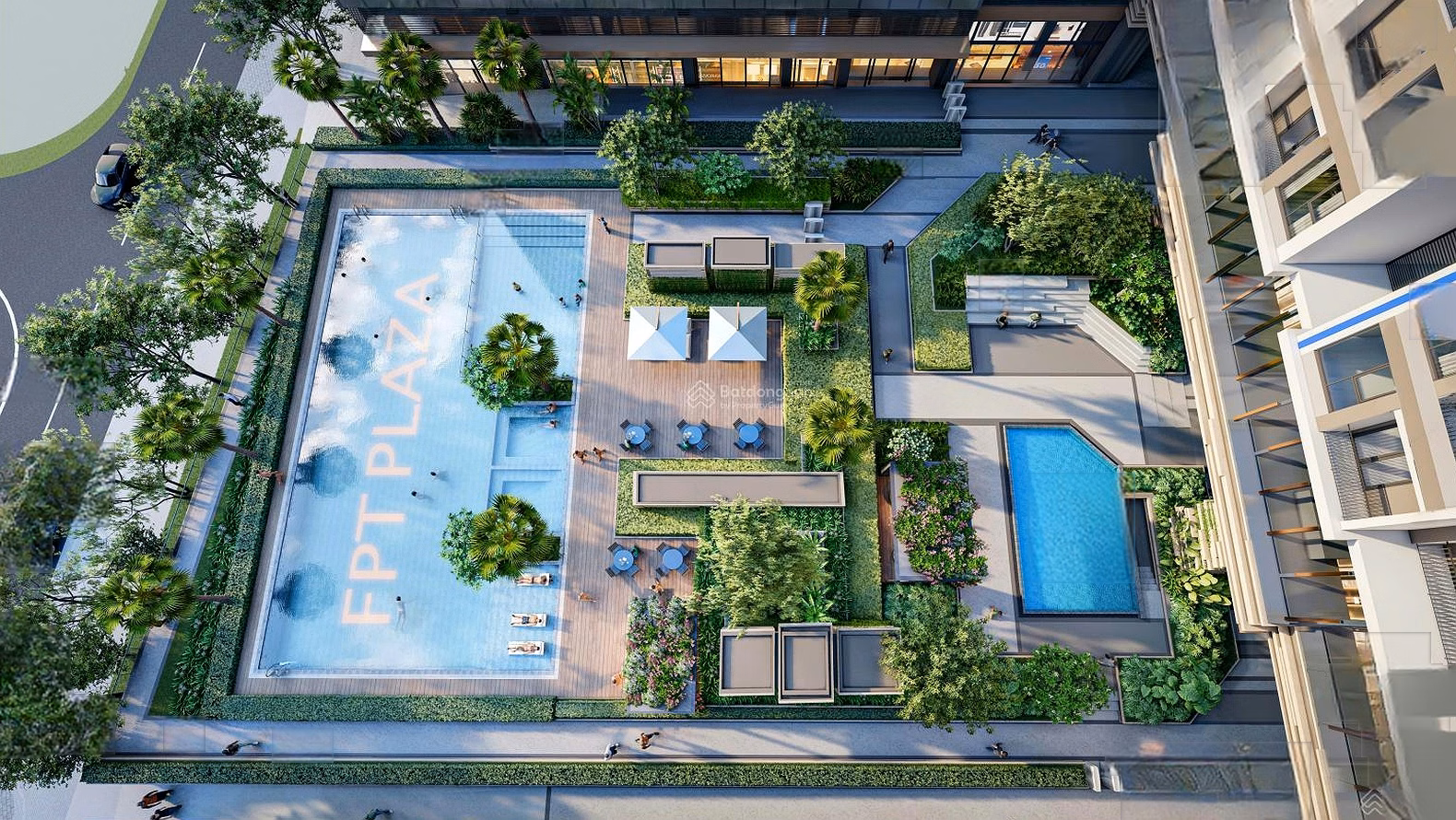 Transfer of 1 bedroom + FPT Plaza 4 apartment with cool south view, pool view, sea view