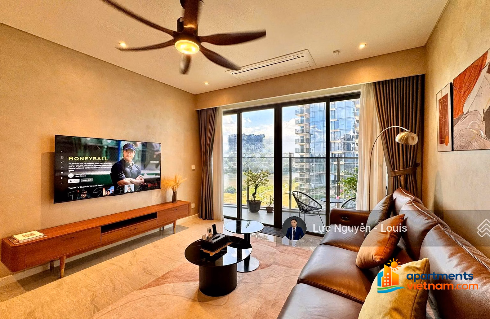 Louis: Selling 2 bedroom beauty queen with view of Ba Son bridge, Saigon river, red book ready - The Opera - Price 43 billion