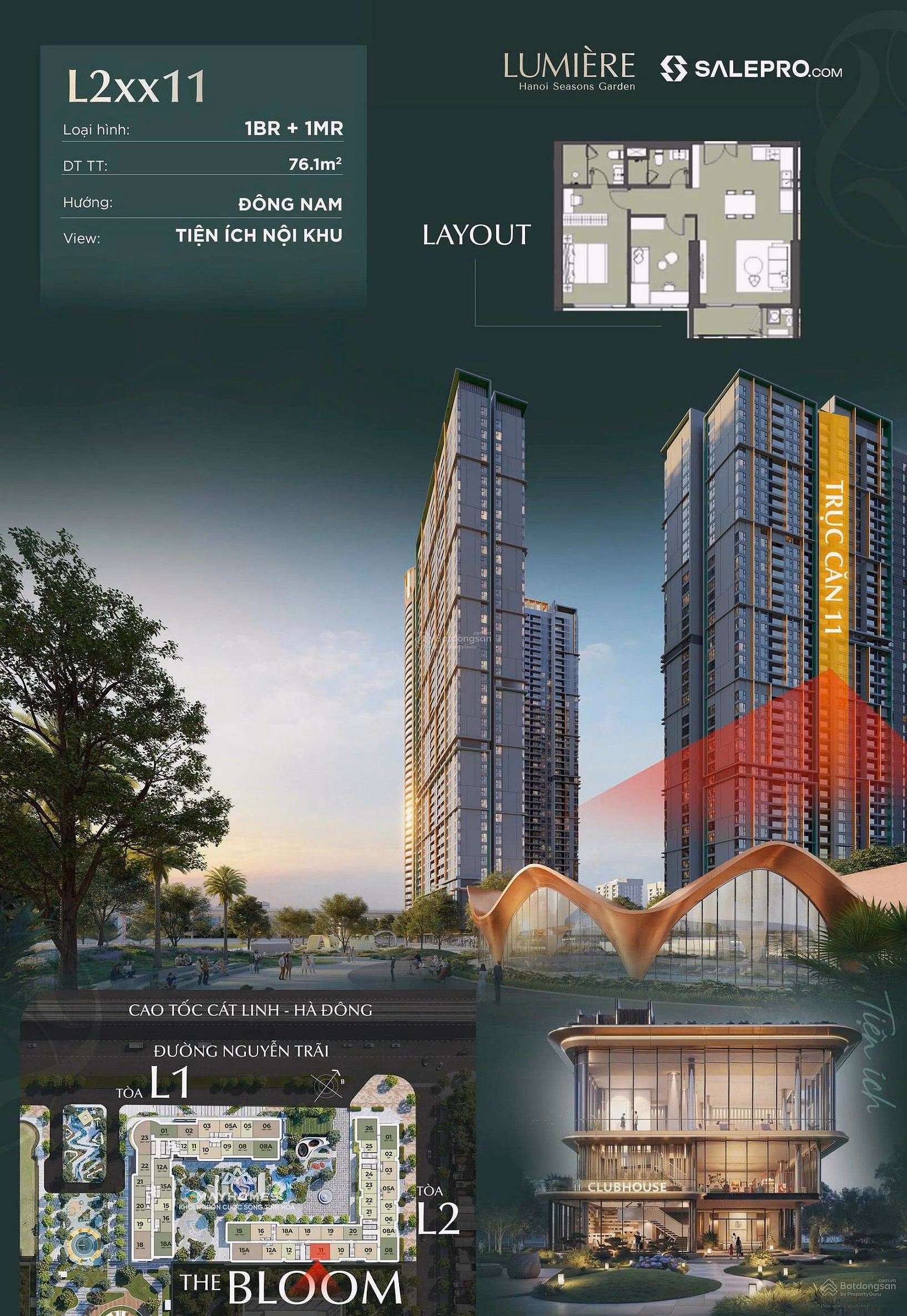 MASTERISE SEASONS GARDEN NGUYEN TRAI: OWNING A LUXURY APARTMENT WITH THE ORIGINAL PRICE OF THE INVESTOR - BOLD DISCOUNT