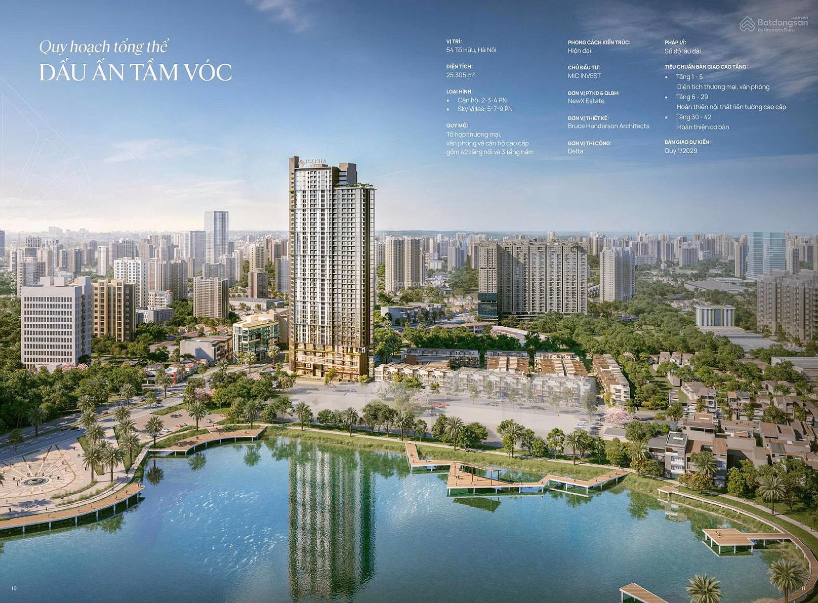 Investor Sales Department, urgent sale with super cheap fund - Staff capacity - Diplomacy 2 bedrooms/3 bedrooms with beautiful lake view, 22% deposit Vs 100 million immediately