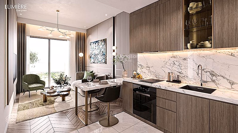 Lumiere Smart City's rental apartment fund has a variety of types and the best prices on the market