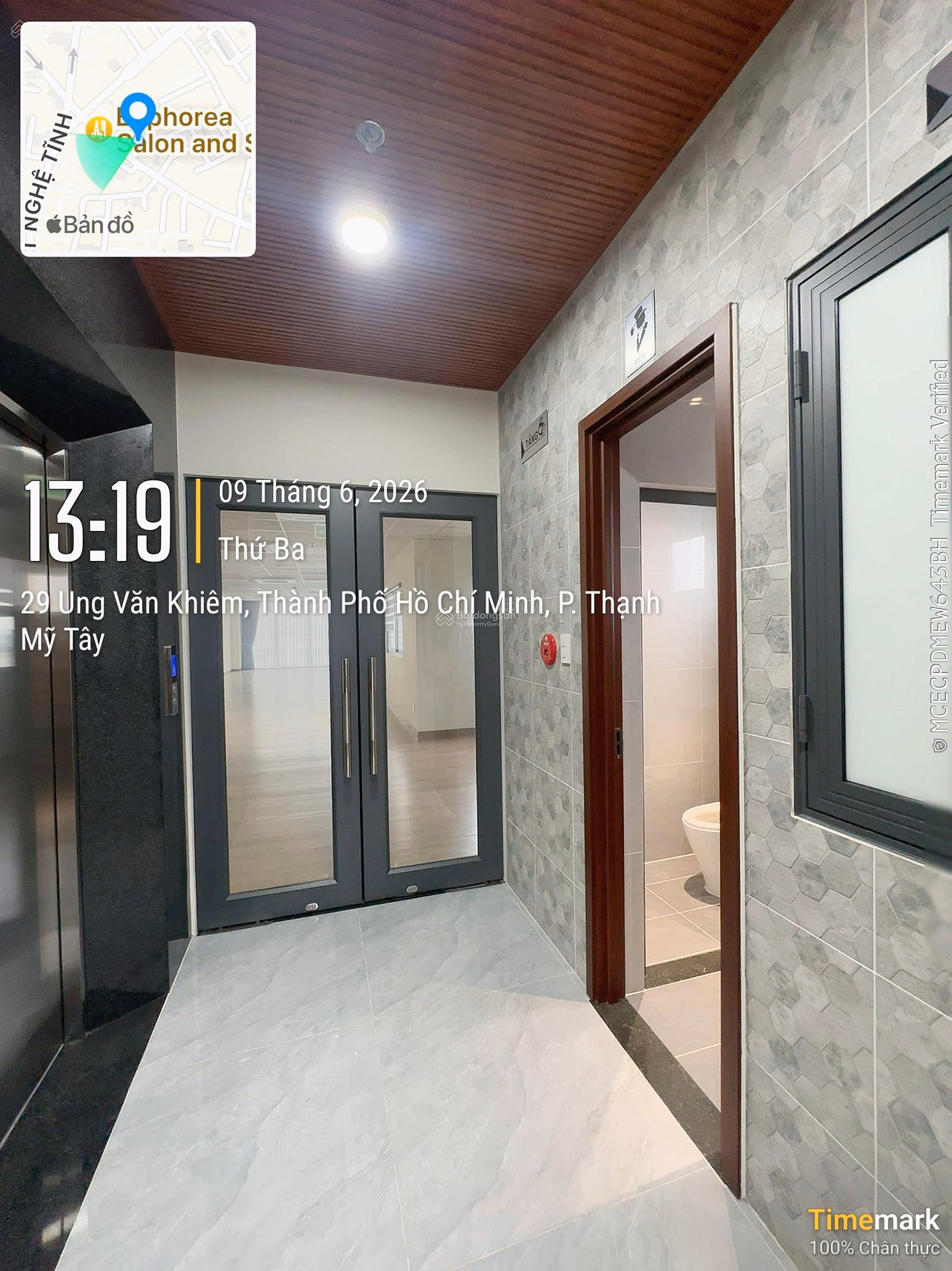 100% new office building for rent at 29 Ung Van Khiem Ward, Thanh My West, 9-storey basement 8x35m, HHMG 1 month