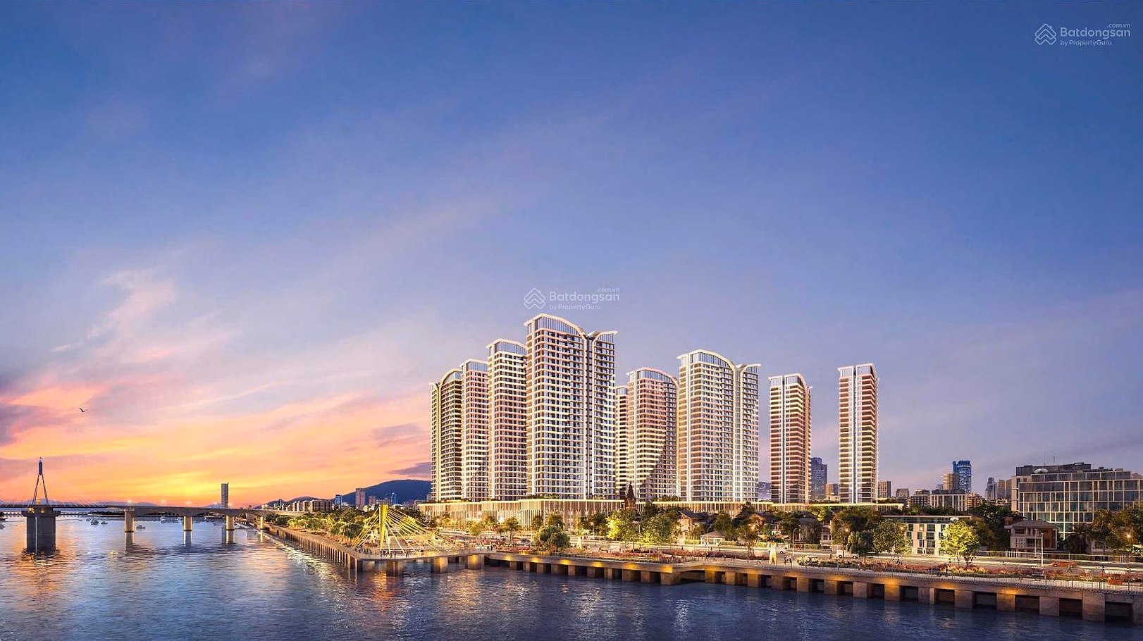 2 bedroom apartment along the river, view of Capital Square BRG park. Adjacent to Vincom, getting house next year