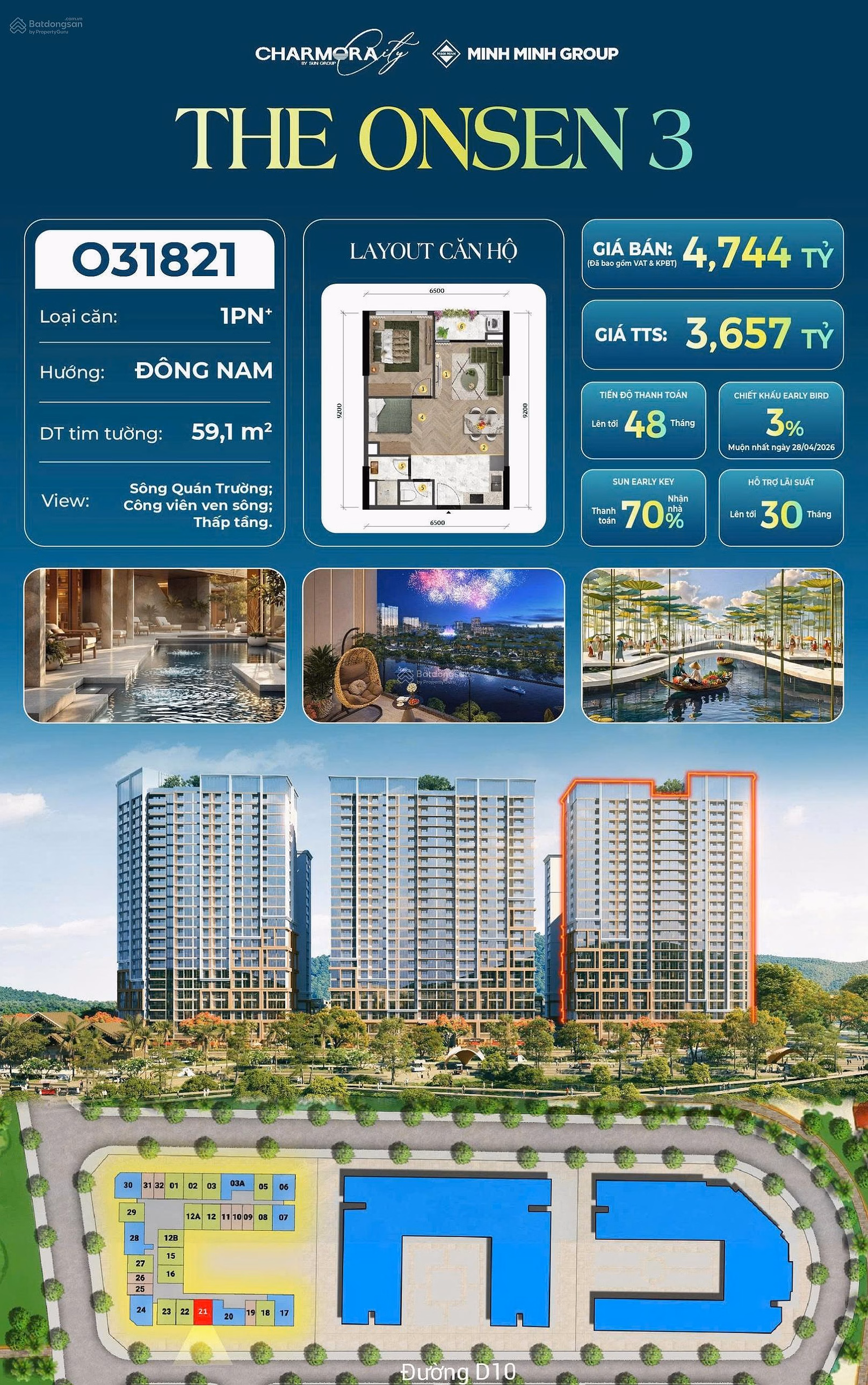 Apartments on the river are within affordable financial range, only available in Charmora City