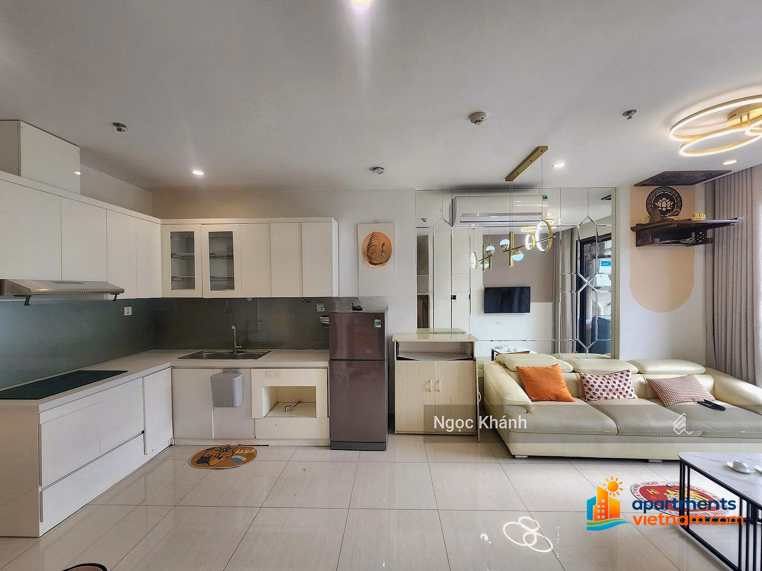 6.5 million to rent a 1N+ fully furnished apartment near TechnoPark & ​​VinUni at the best price in the segment