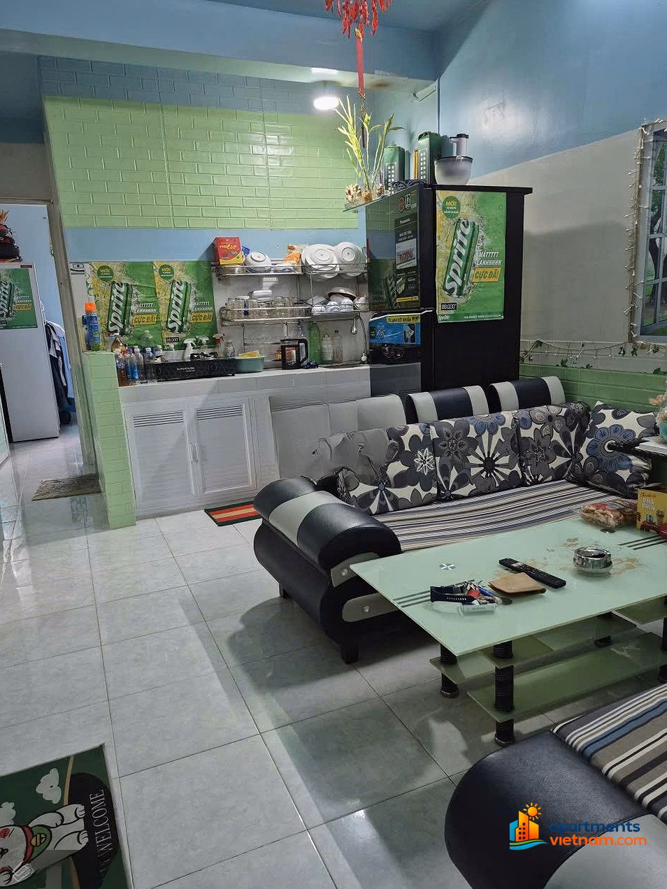 An Thinh apartment for sale at cheap price. 2 bedroom, 1 bathroom apartment. Selling price: 1 billion 350 million*** Anh