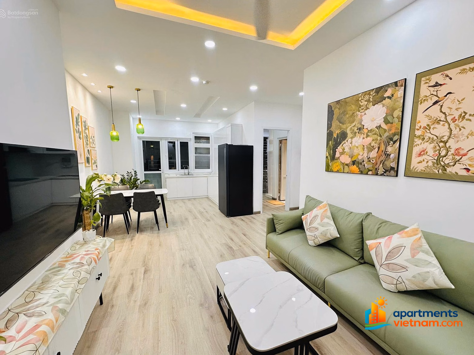71m² apartment with sea view, new high-class furniture, brand new OC2A Apartment 1008, price 3 billion 550