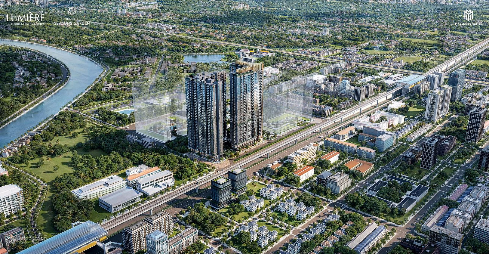 Fund of 8 beautiful Hanoi Seasons Garden apartments - best price, deposit up to 19.8%, loan LS0% for 36 months, deposit 500 million