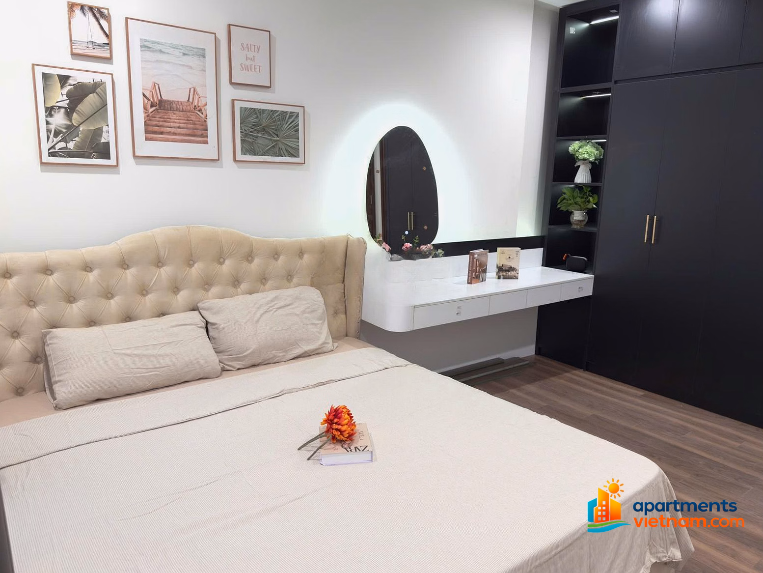 3-bedroom apartment for rent in Zurich3 Vinhomes Ocean Park Gia Lam, high floor, cool view, convenient for car parking
