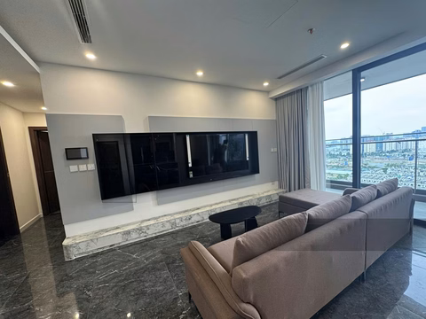 Fully furnished 3-bedroom apartment in Sunshine Golden River, available for rent immediately