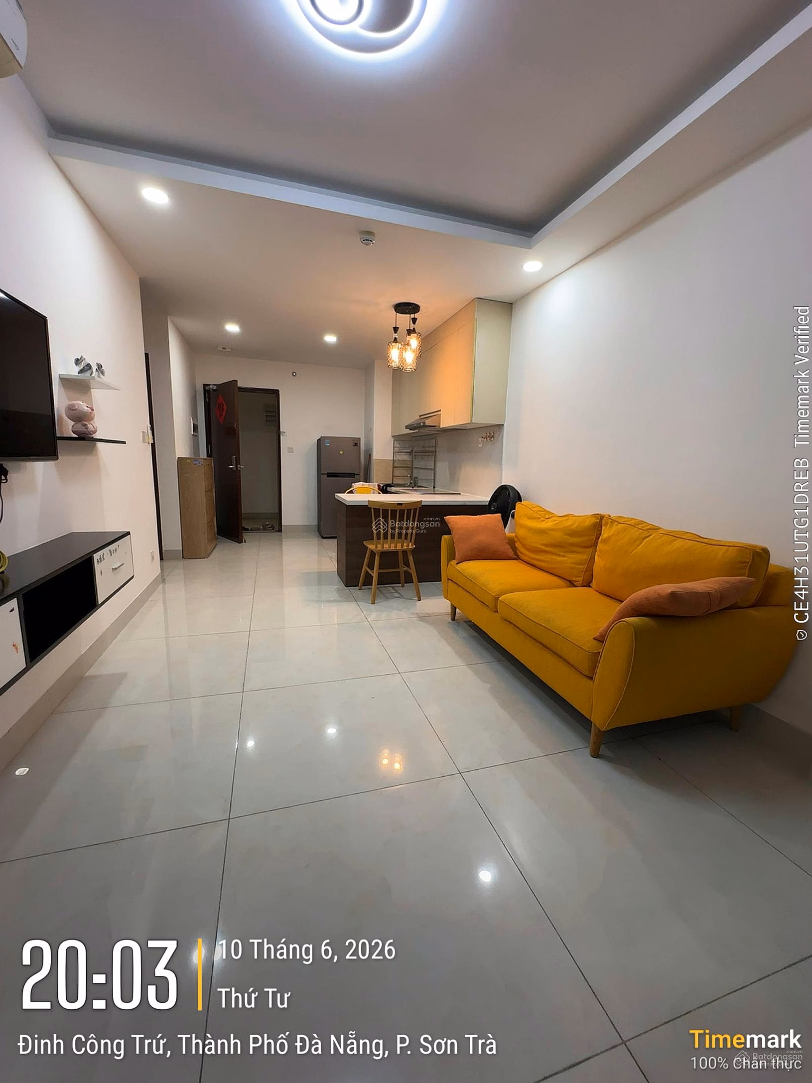 Son Tra Ocean View luxury apartment for rent, 1 bedroom, fully furnished, ready to move in, 13 million, middle floor, mountain view