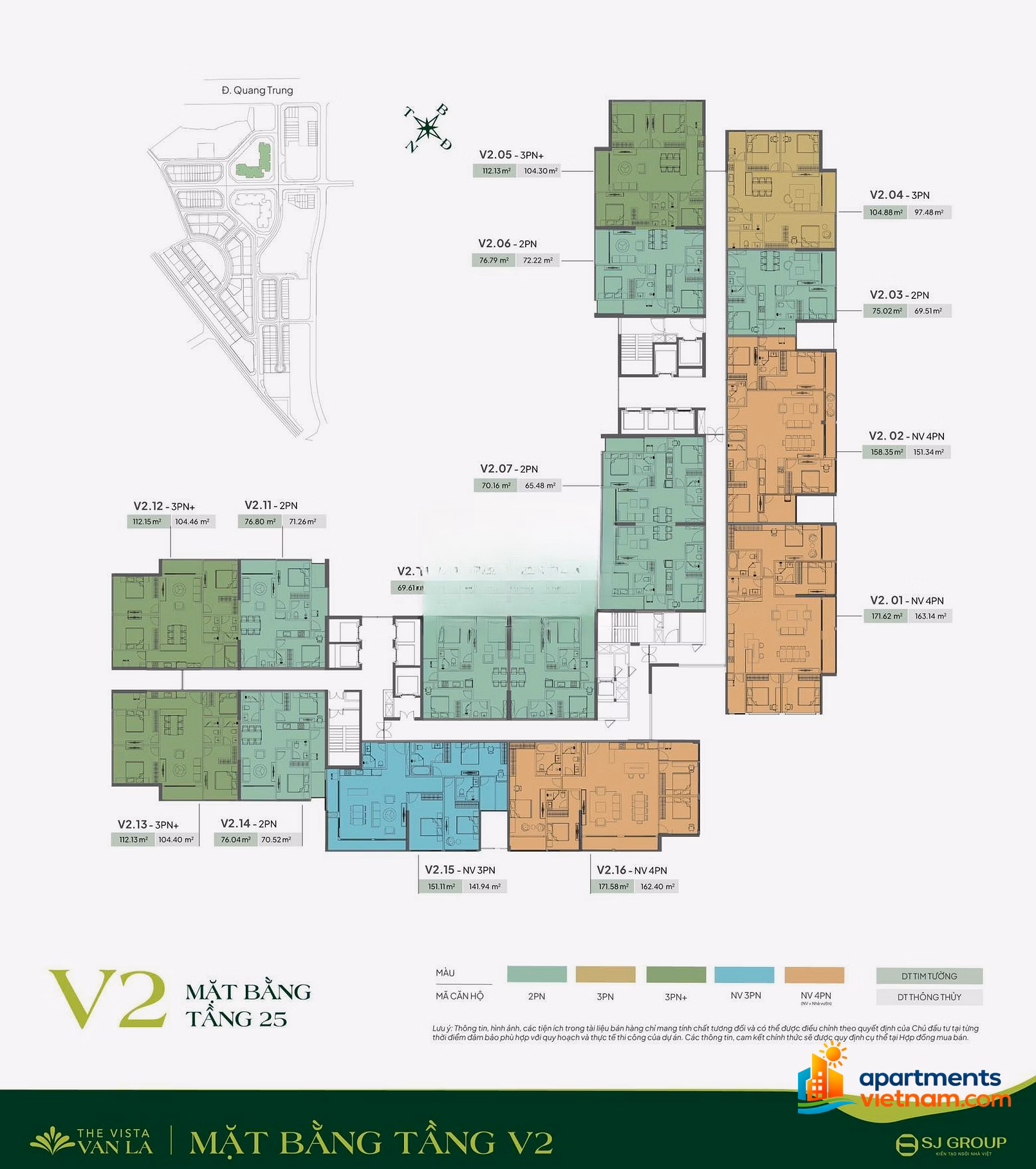 Selling priority rate with high discount, 15% of 2-bedroom and 3-bedroom apartments with capital of 900 million***